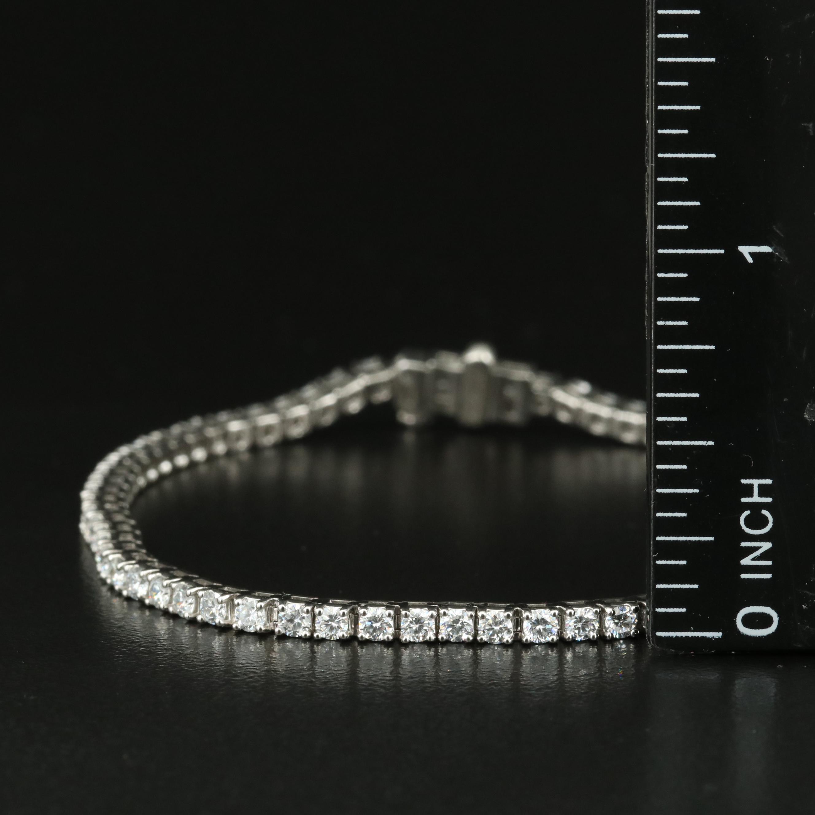 14K 3.01 CTW Lab Grown Diamond Line Bracelet