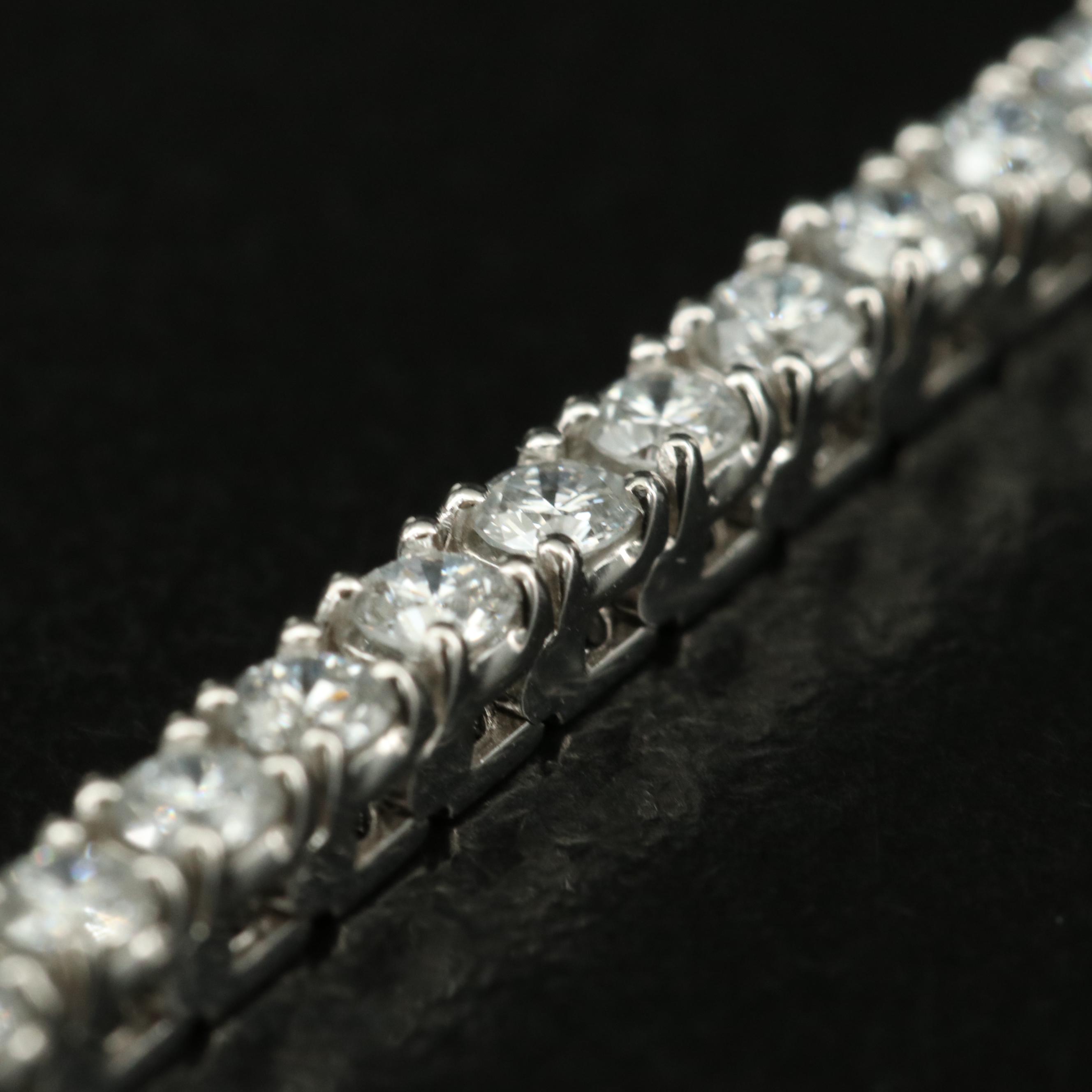 14K 3.01 CTW Lab Grown Diamond Line Bracelet