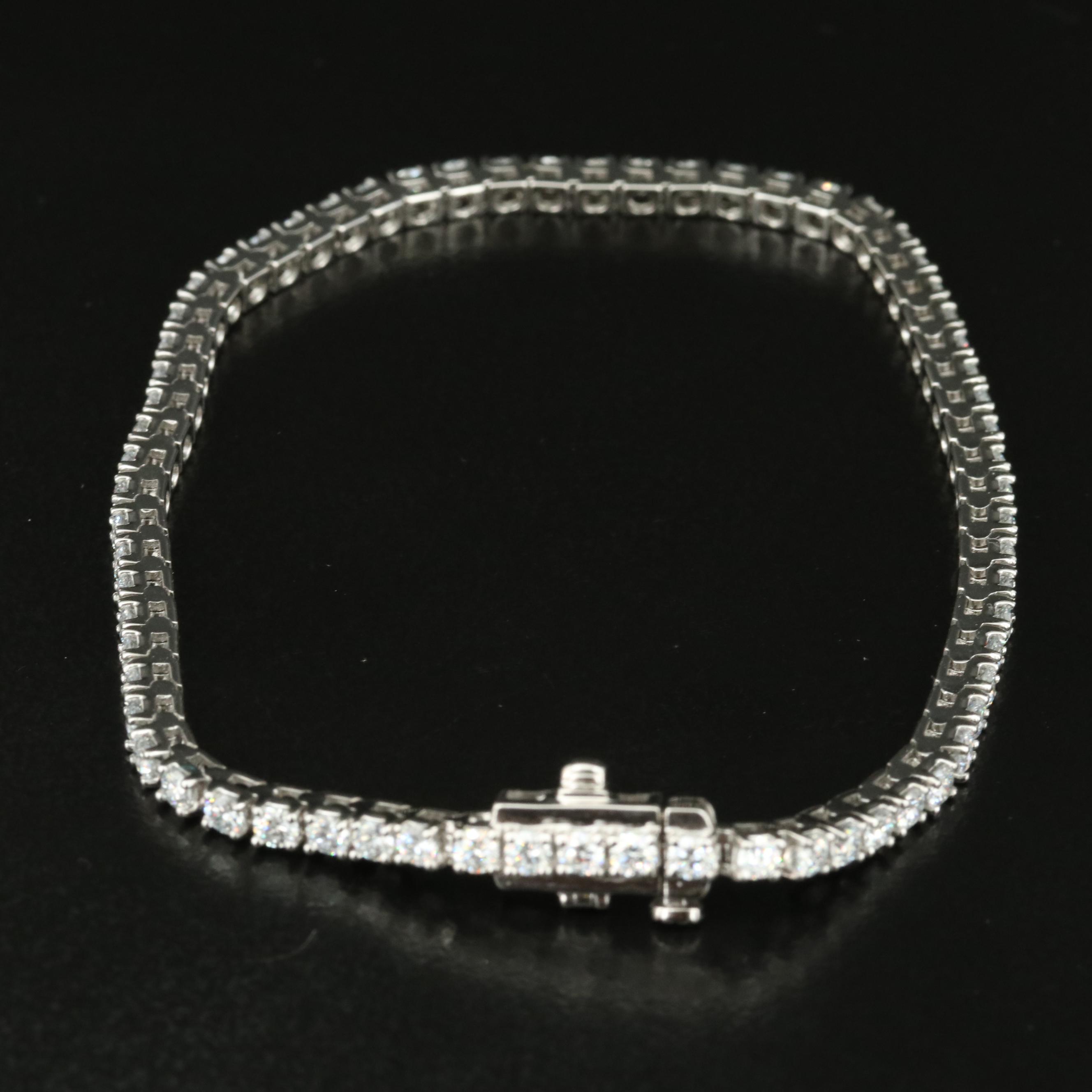 14K 3.01 CTW Lab Grown Diamond Line Bracelet