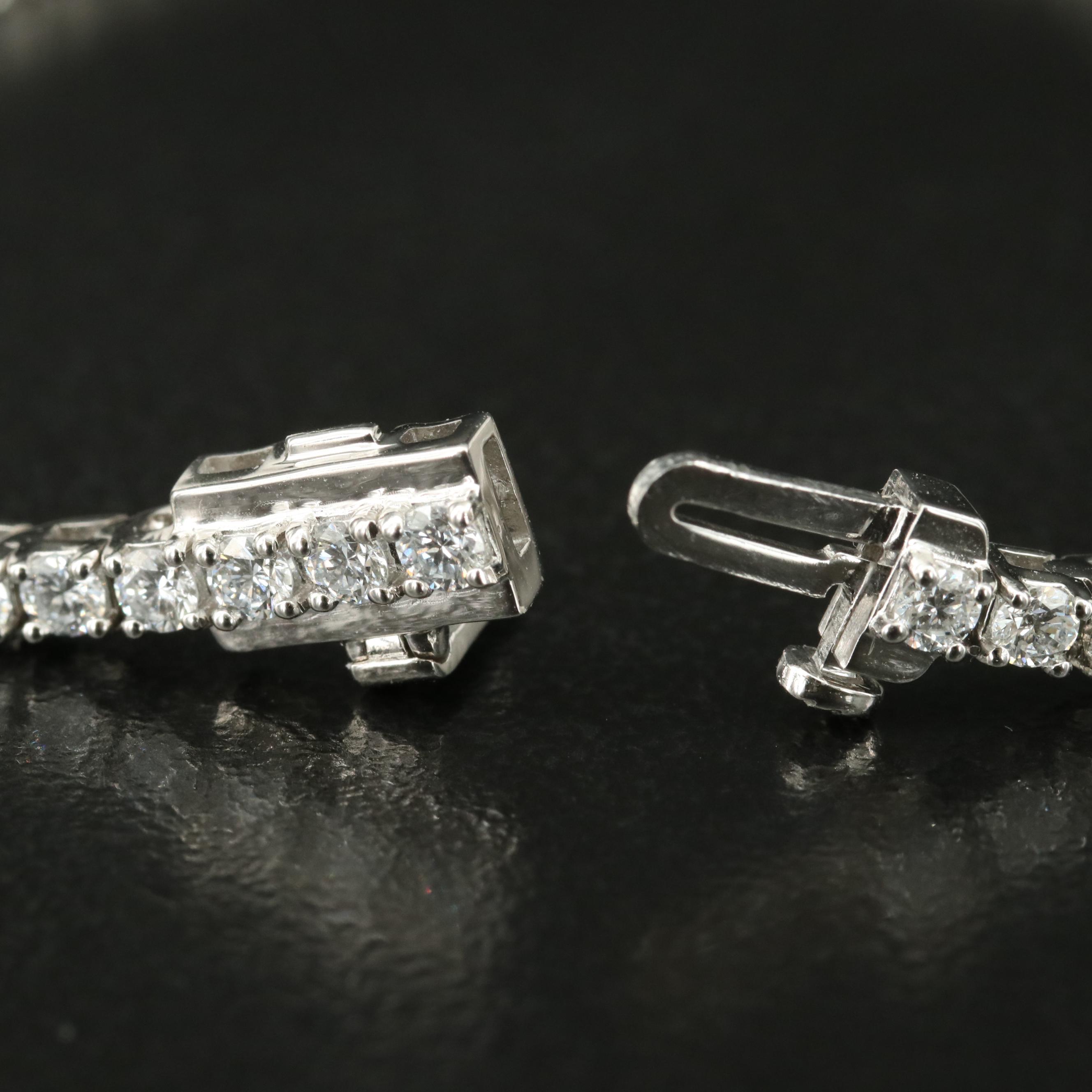 14K 3.01 CTW Lab Grown Diamond Line Bracelet