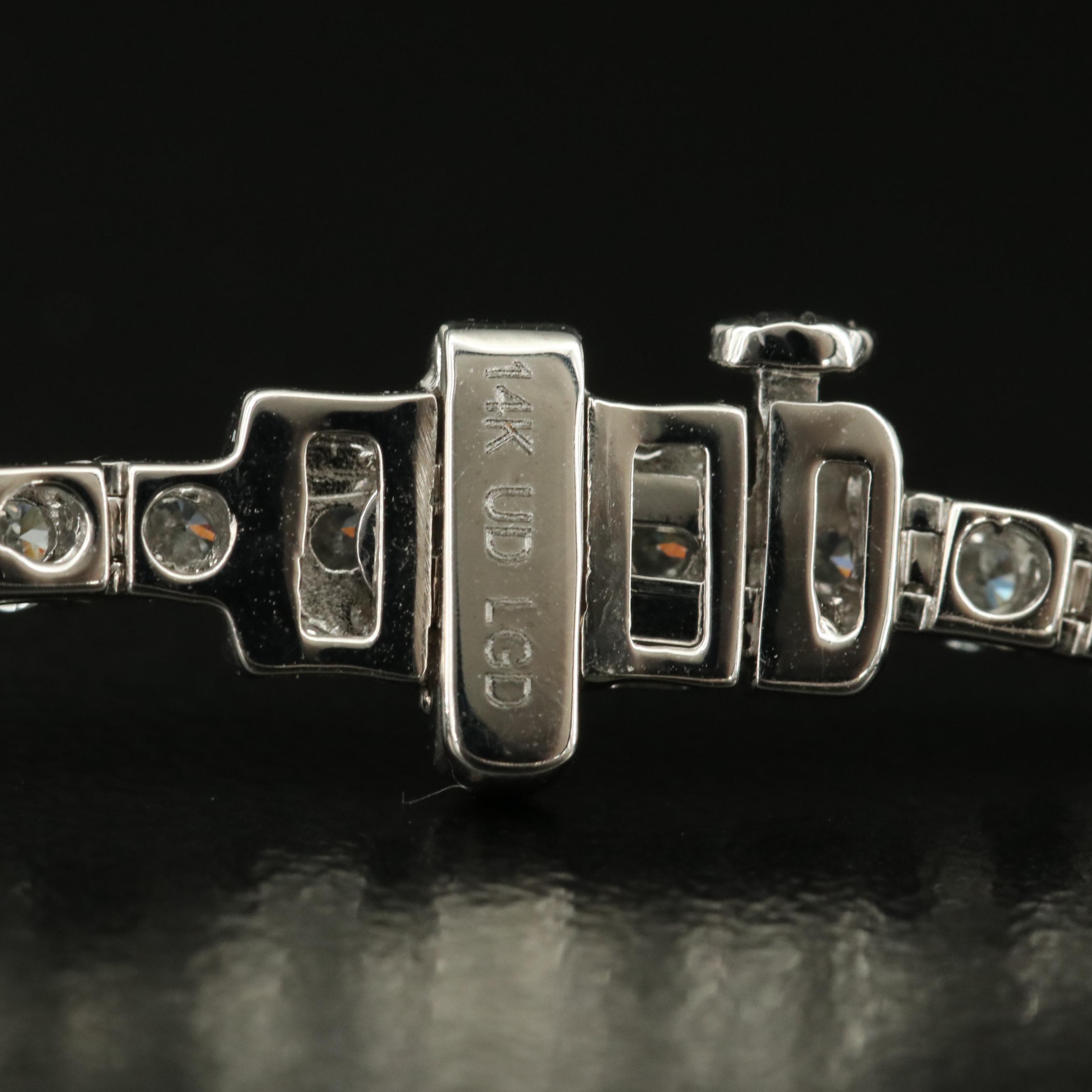 14K 3.01 CTW Lab Grown Diamond Line Bracelet