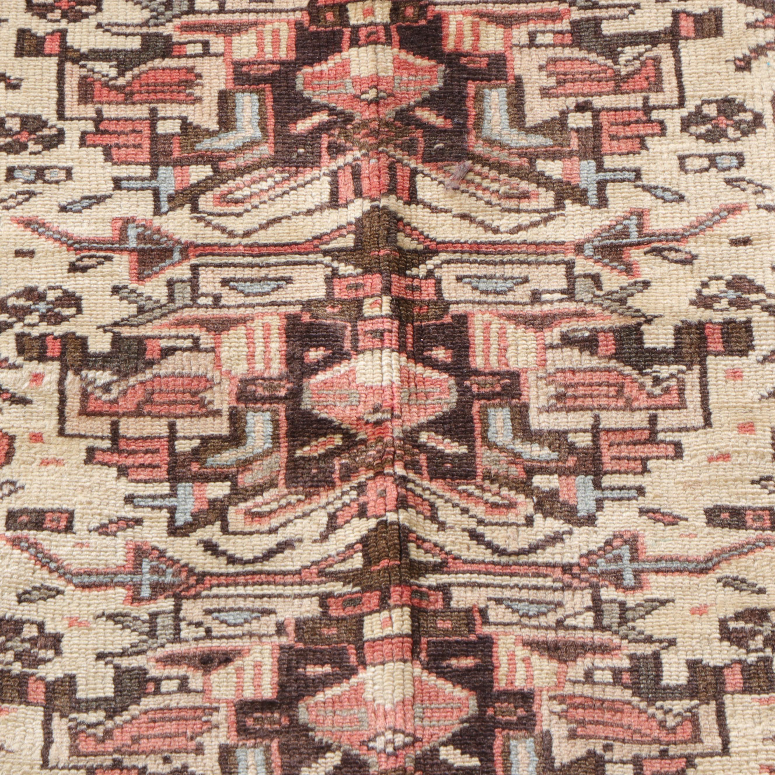 3'5 x 4'10 Hand-Knotted Persian Karaja Accent Rug