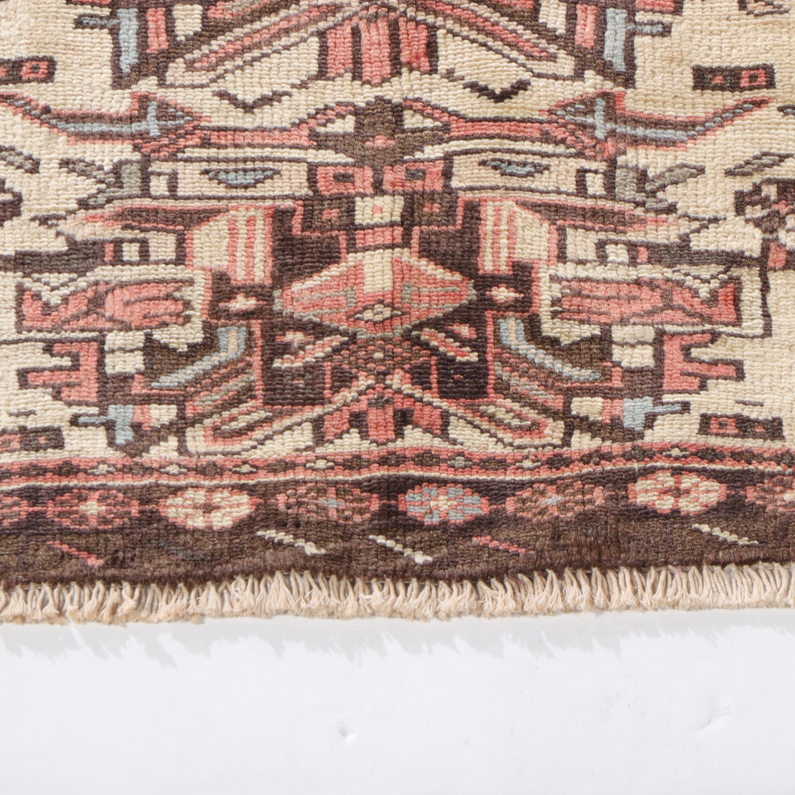 3'5 x 4'10 Hand-Knotted Persian Karaja Accent Rug