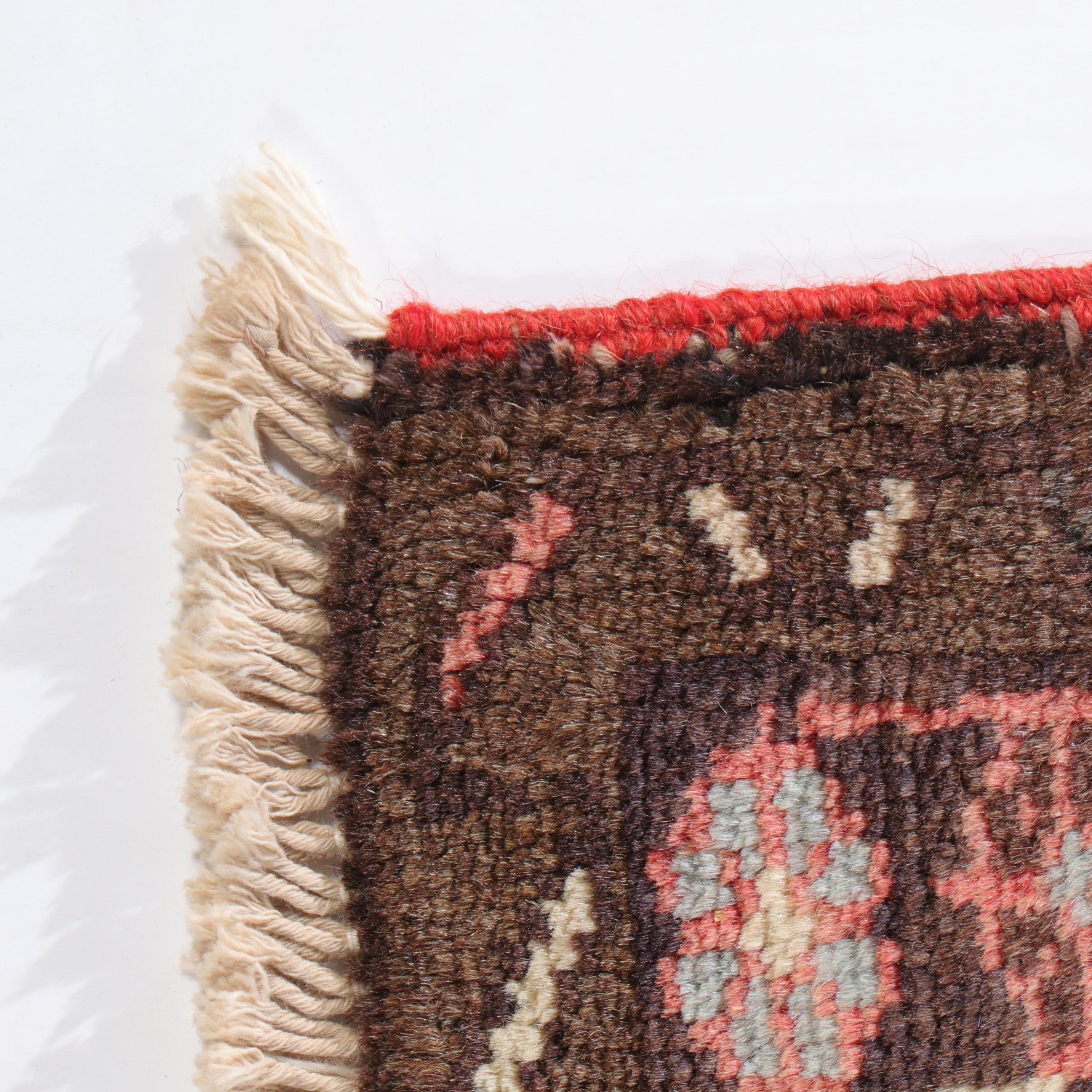 3'5 x 4'10 Hand-Knotted Persian Karaja Accent Rug