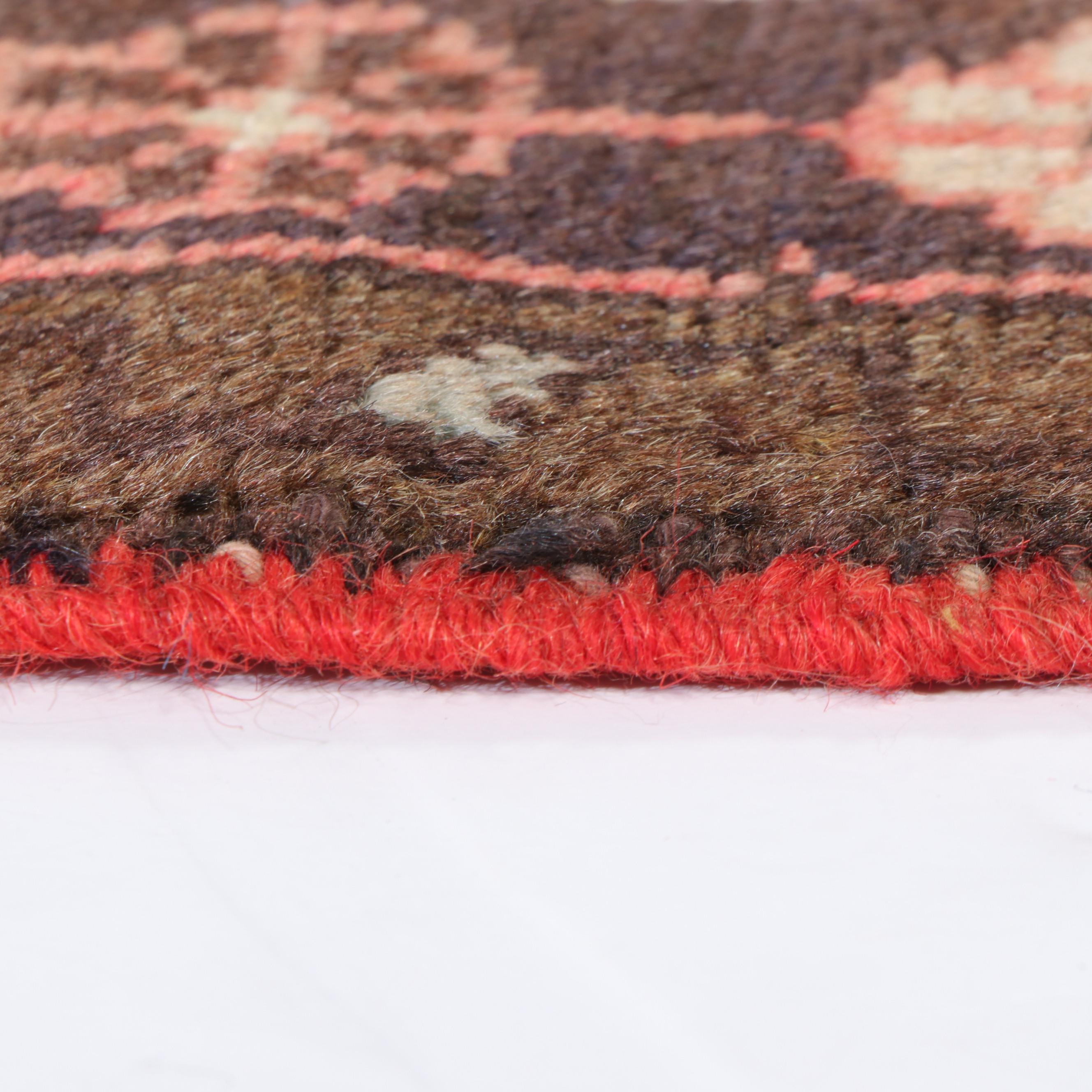 3'5 x 4'10 Hand-Knotted Persian Karaja Accent Rug