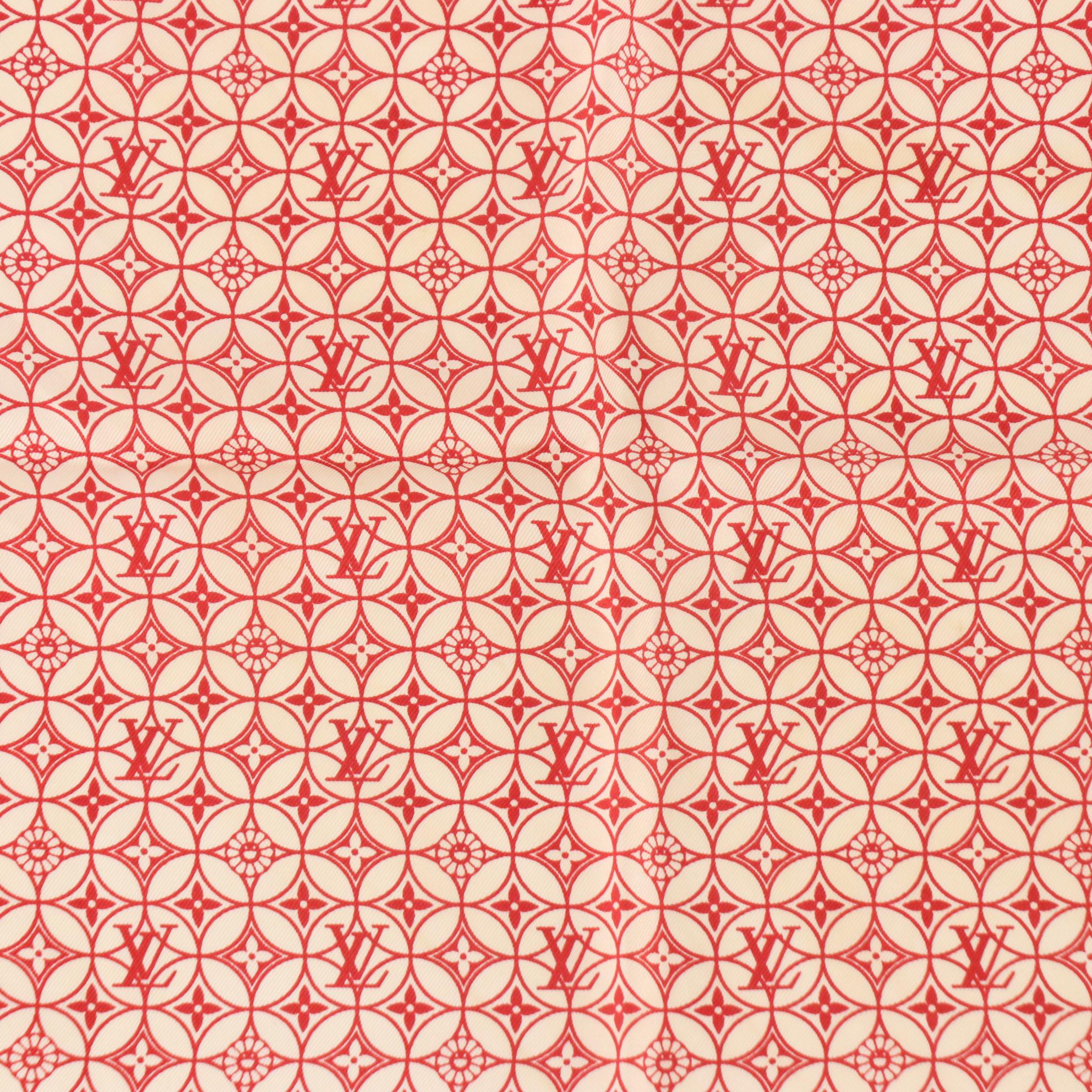 Louis Vuitton Monogram Scarf in Silk Twill