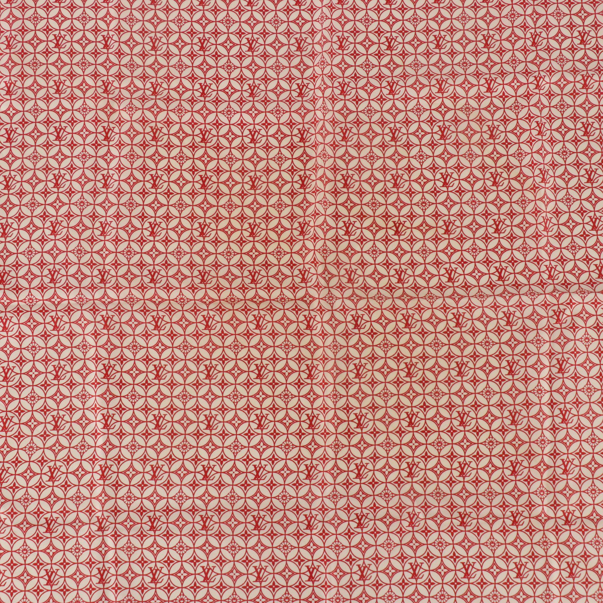 Louis Vuitton Monogram Scarf in Silk Twill