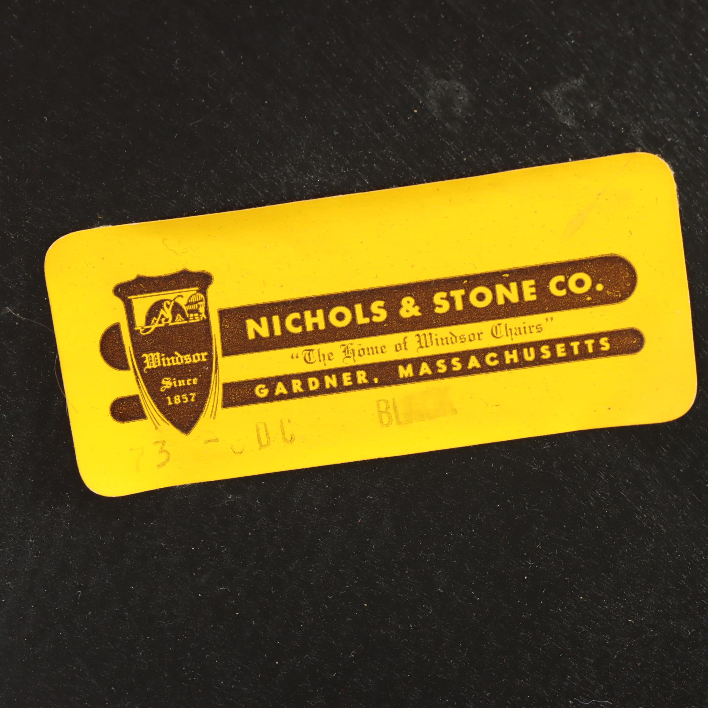 Nichols & Stone Co. Ebonized and Gilt-Stenciled "Fancy" Rocker