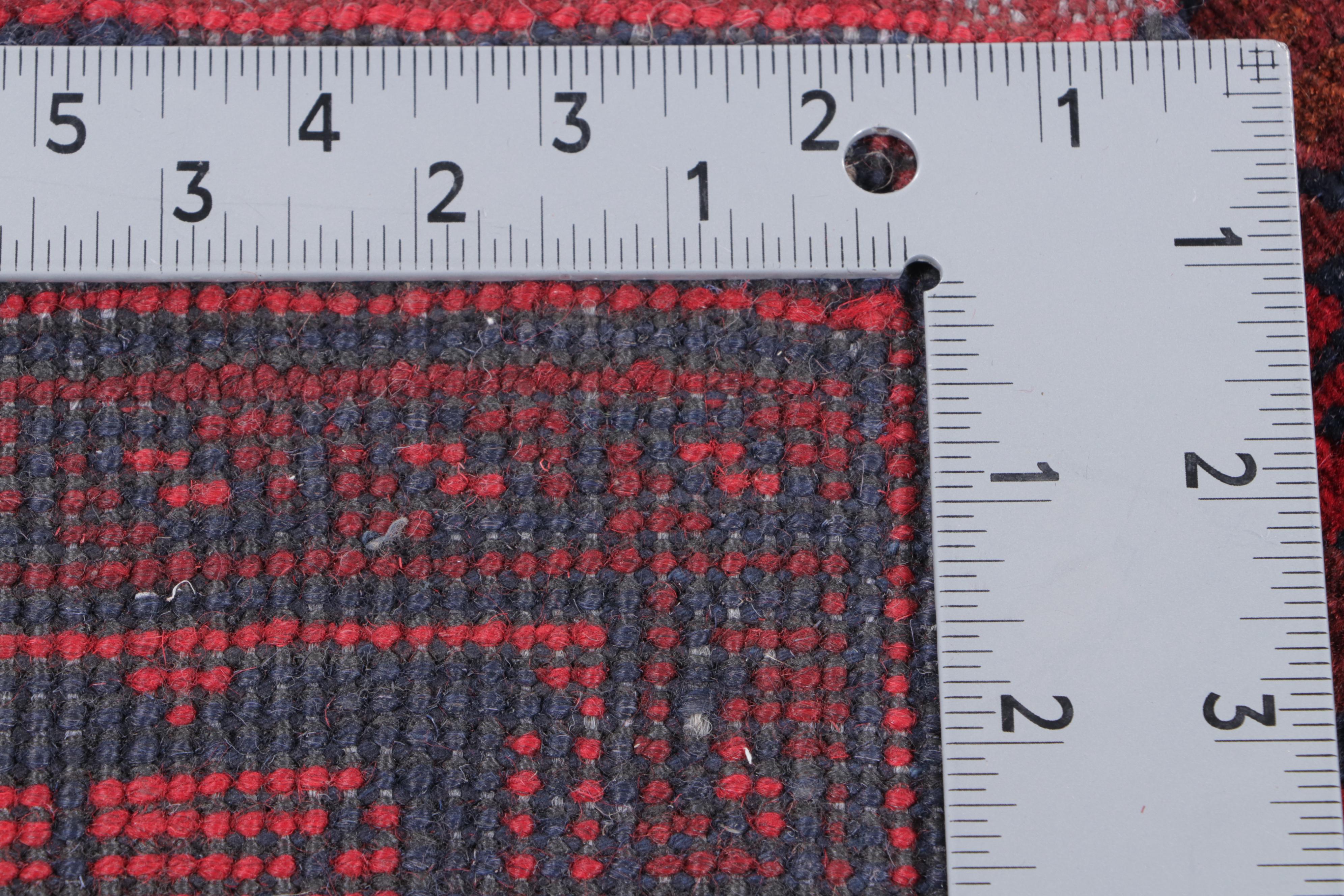 1'8 x 3'6 Hand-Knotted Afghan Kunduz Accent Rug