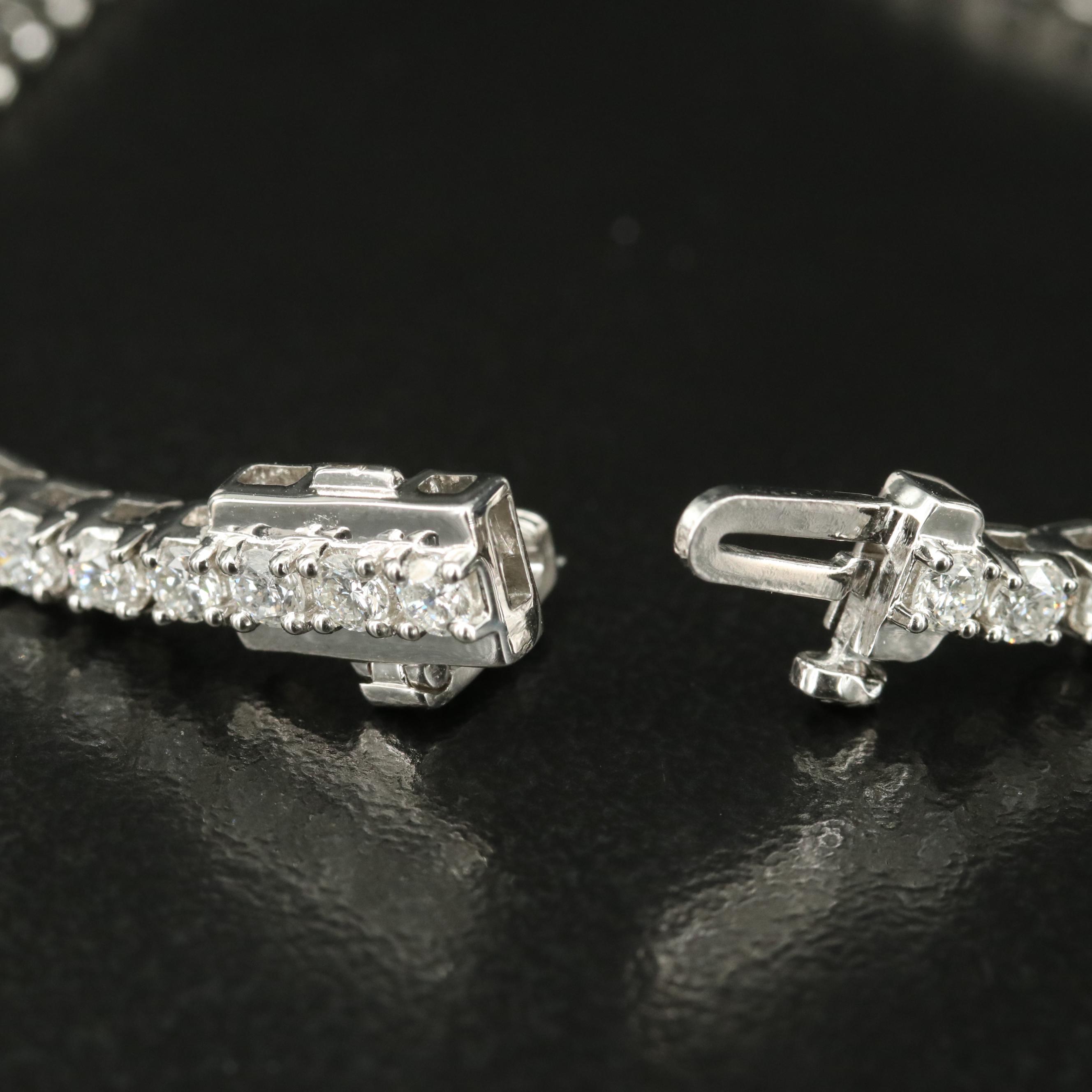 14K 3.01 CTW Lab Grown Diamond Line Bracelet