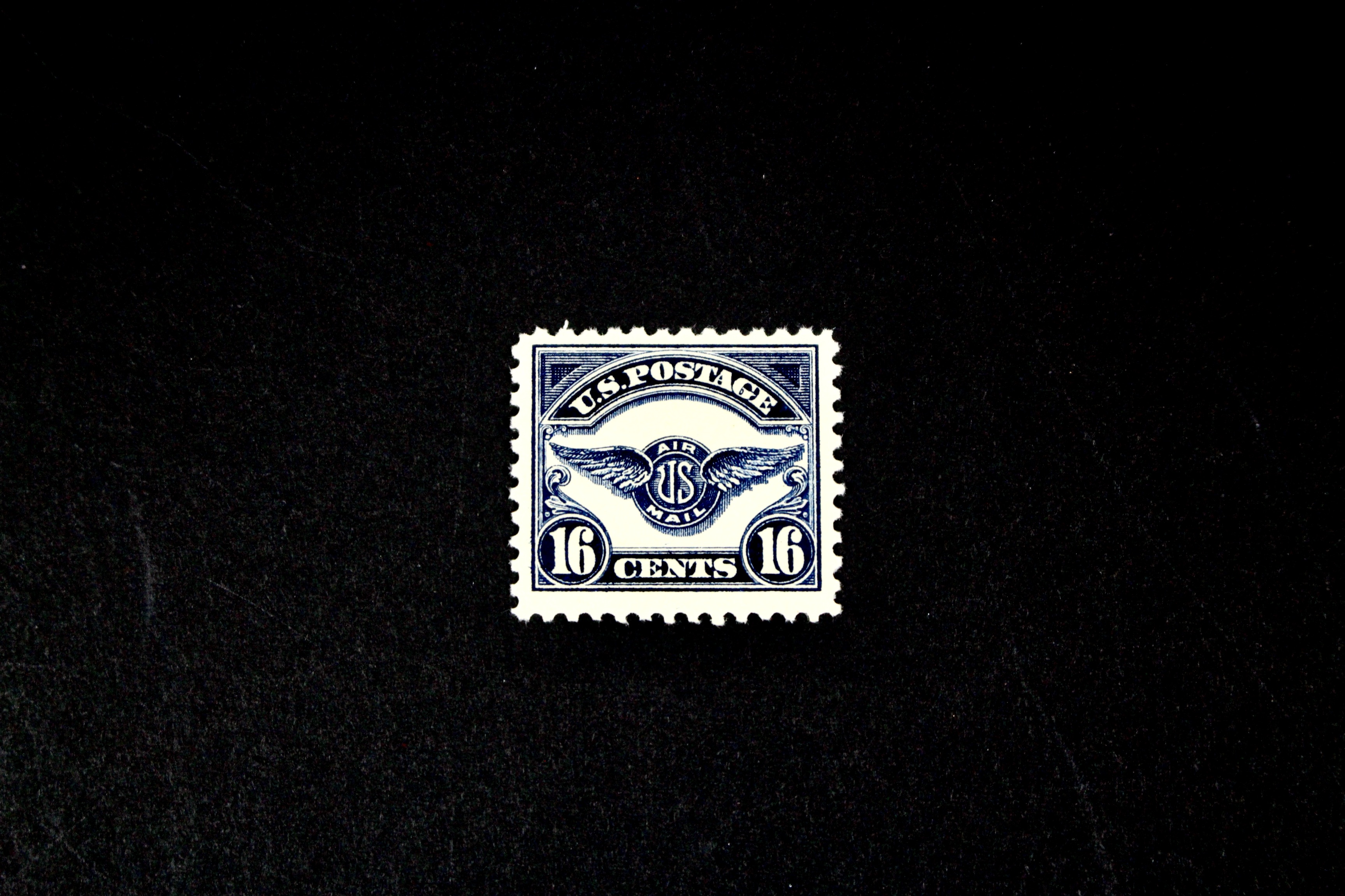 First Six U.S. Air Mail Postage Stamps, MNH