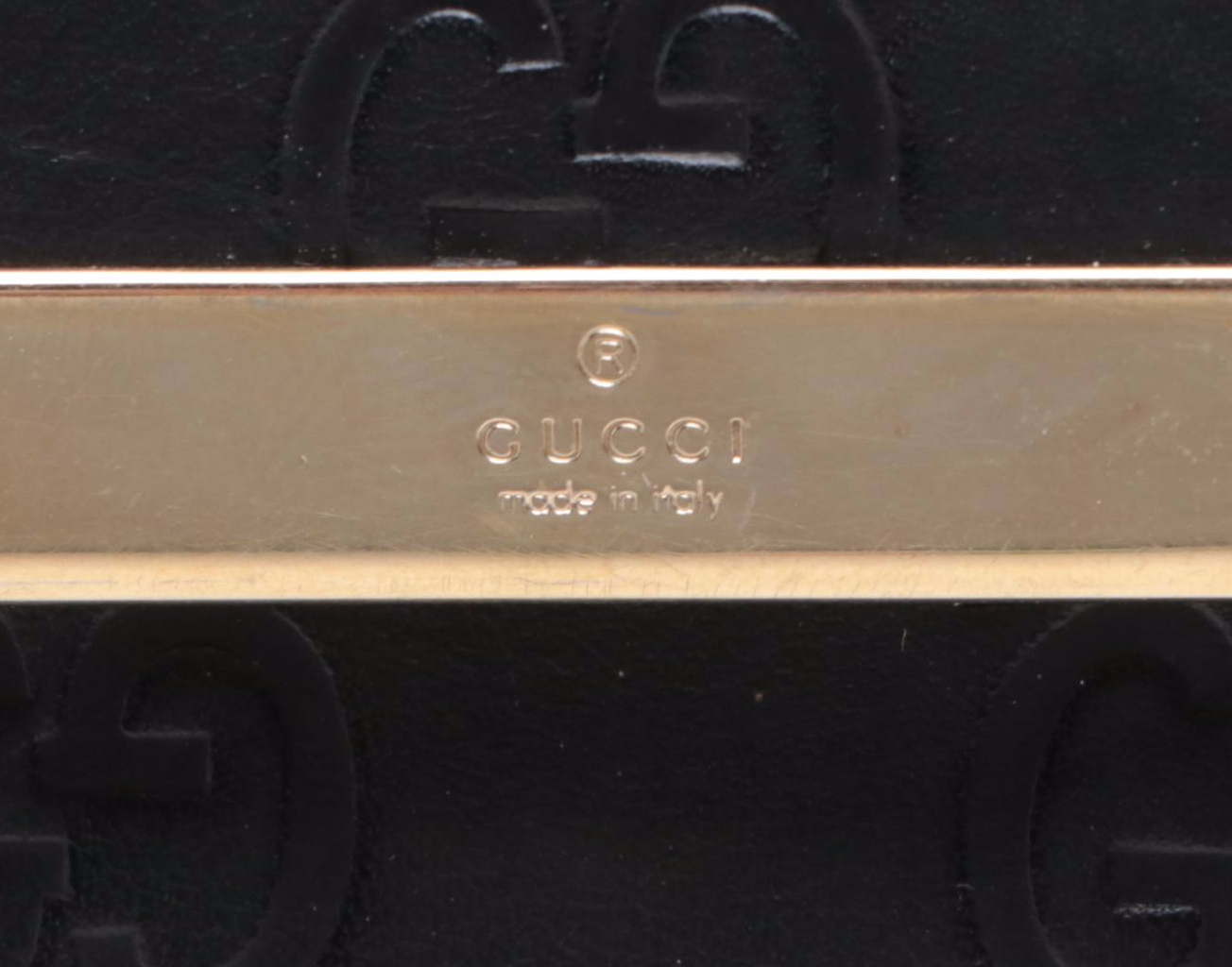 Gucci French Flap Wallet in Guccissima Leather