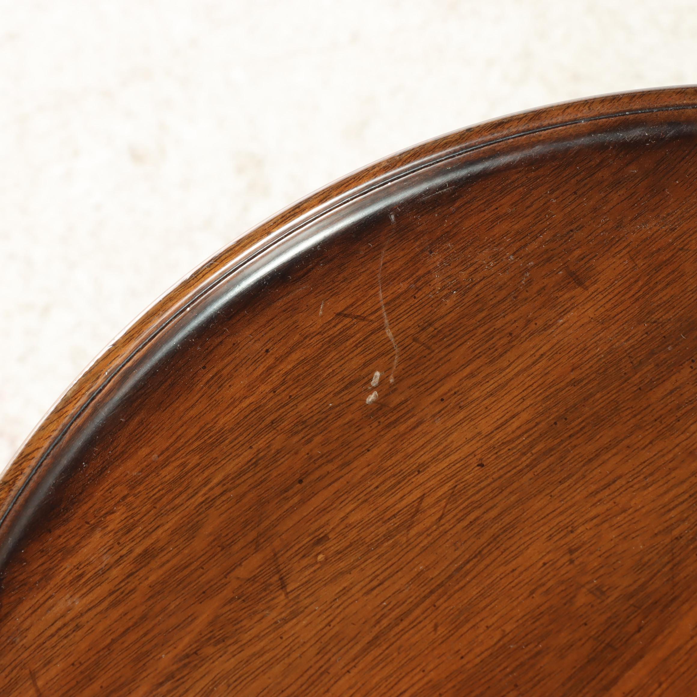 Kittinger "Historic Newport" Federal Style Mahogany Candlestand, 20th Century