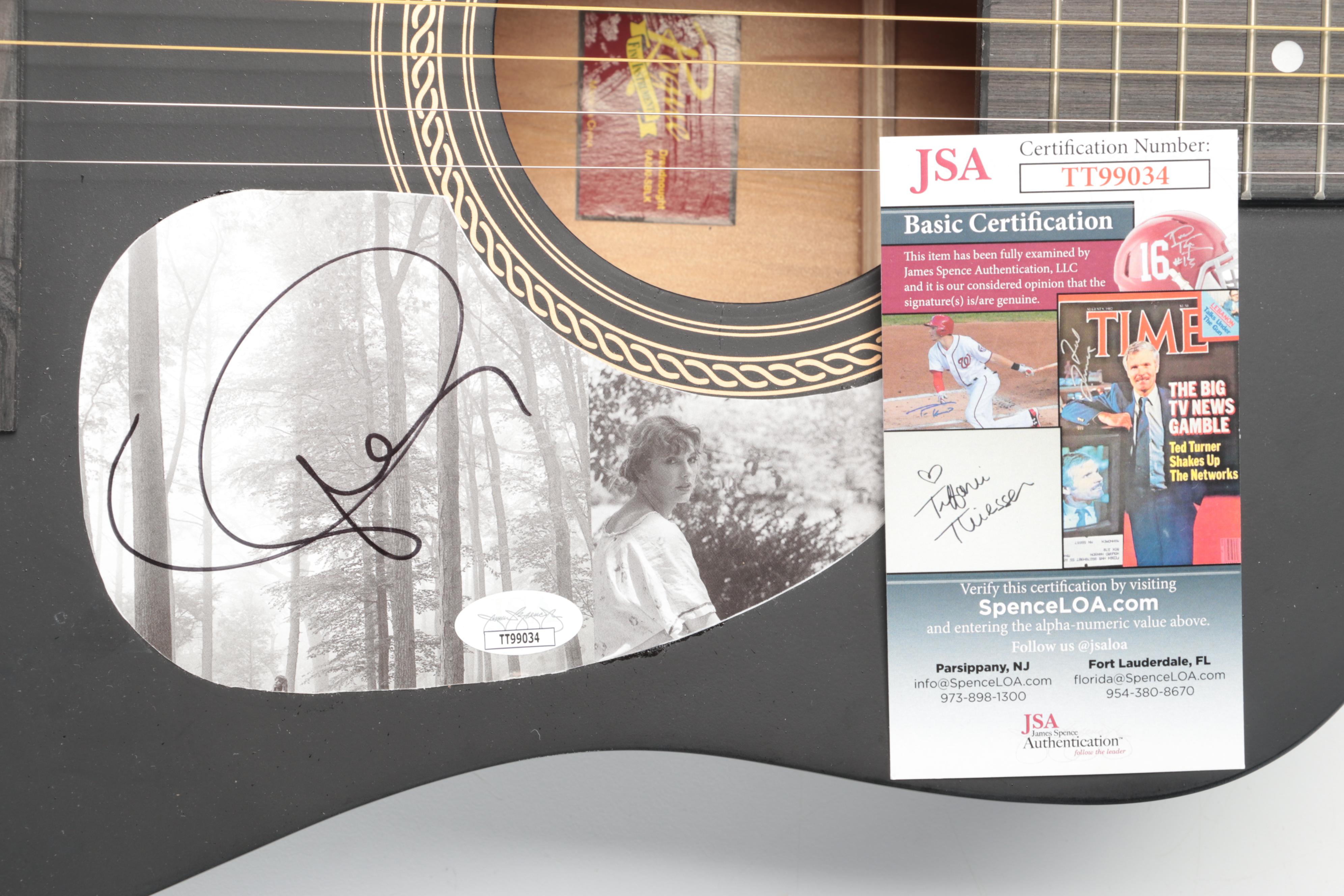 Taylor Swift Decal-Signed Rogue Dreadnought Guitar