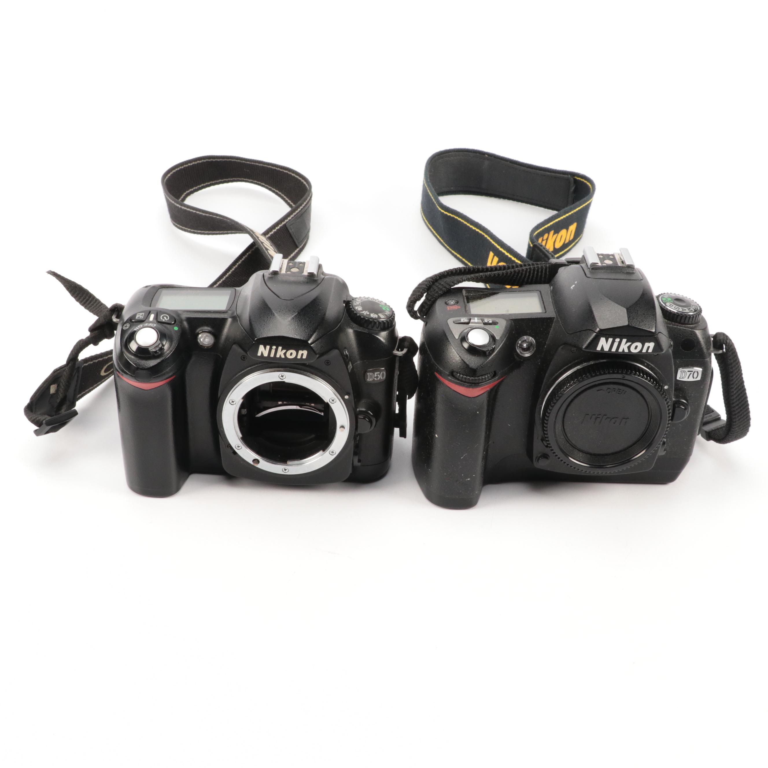 Nikon D50, D70 and D3000 DSLR Cameras with Sigma 70-300 mm Lens