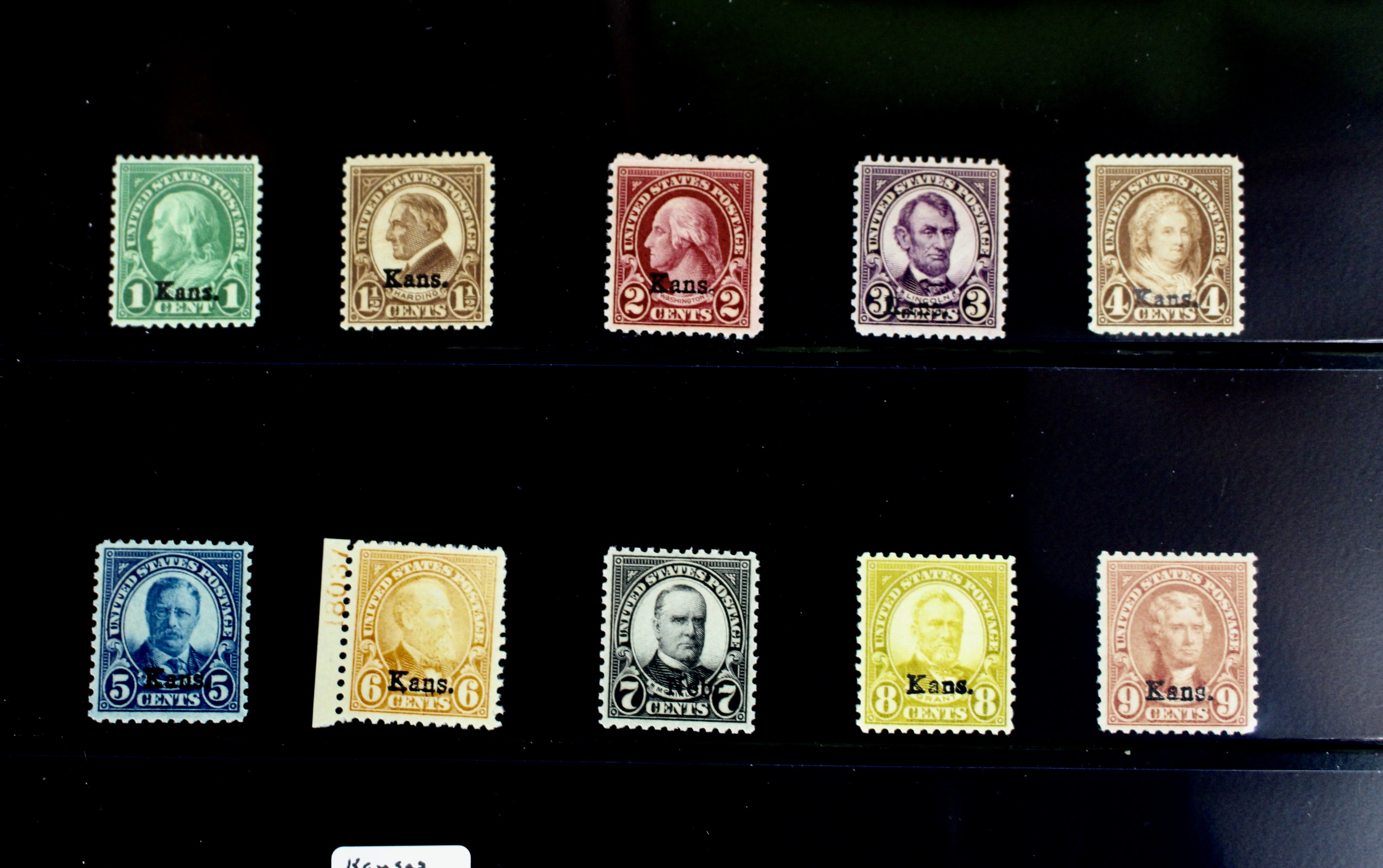 Kansas Nebraska Postage Stamps