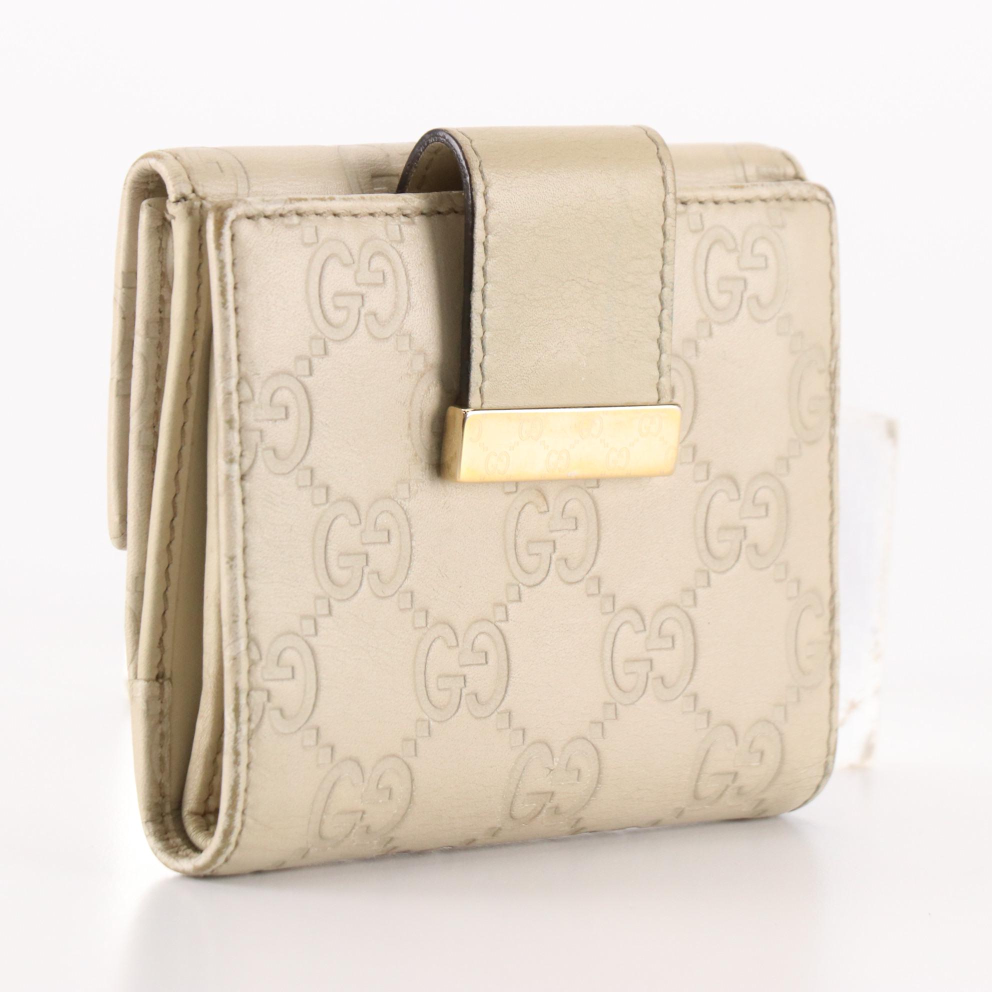 Gucci Compact Wallet in Guccissima Leather