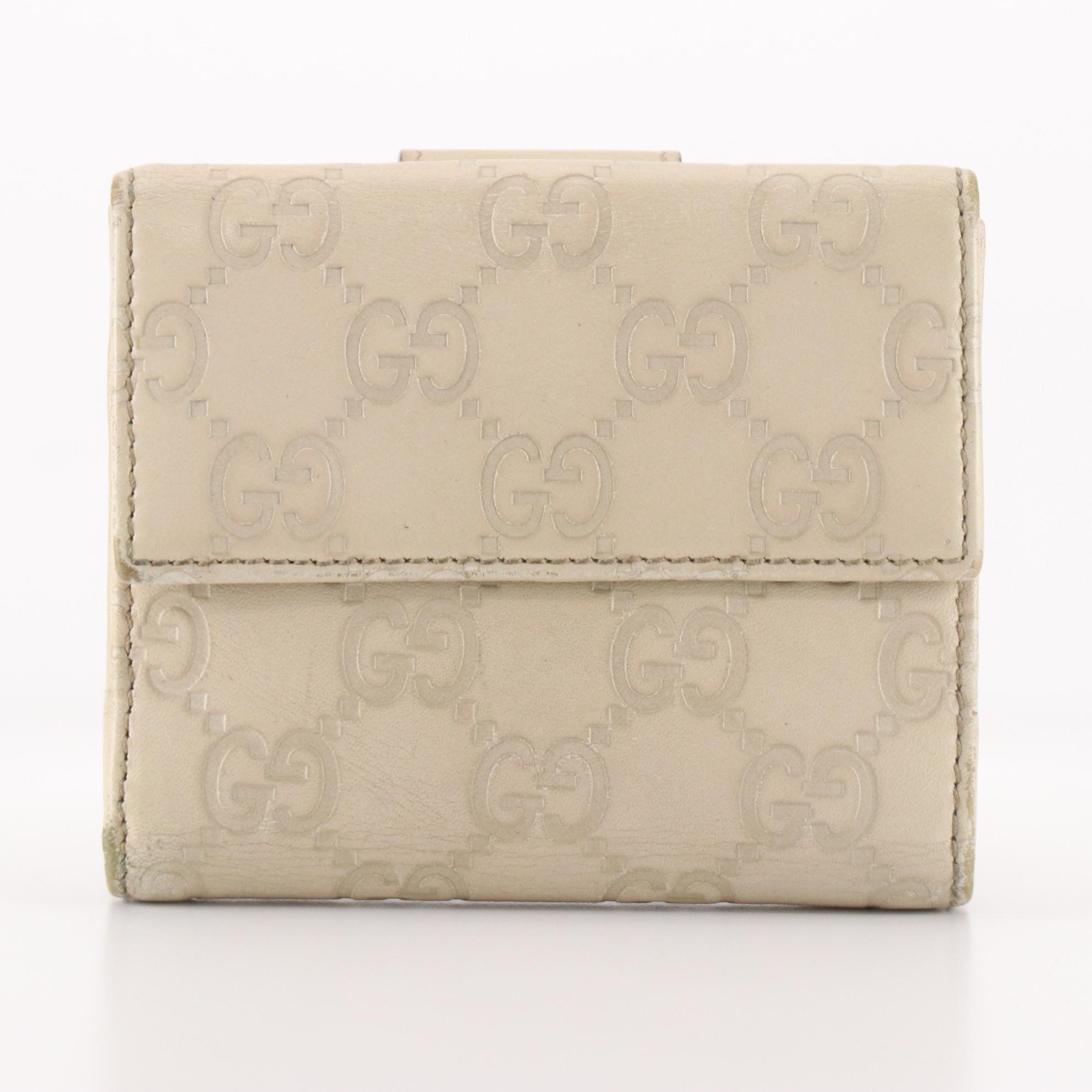 Gucci Compact Wallet in Guccissima Leather