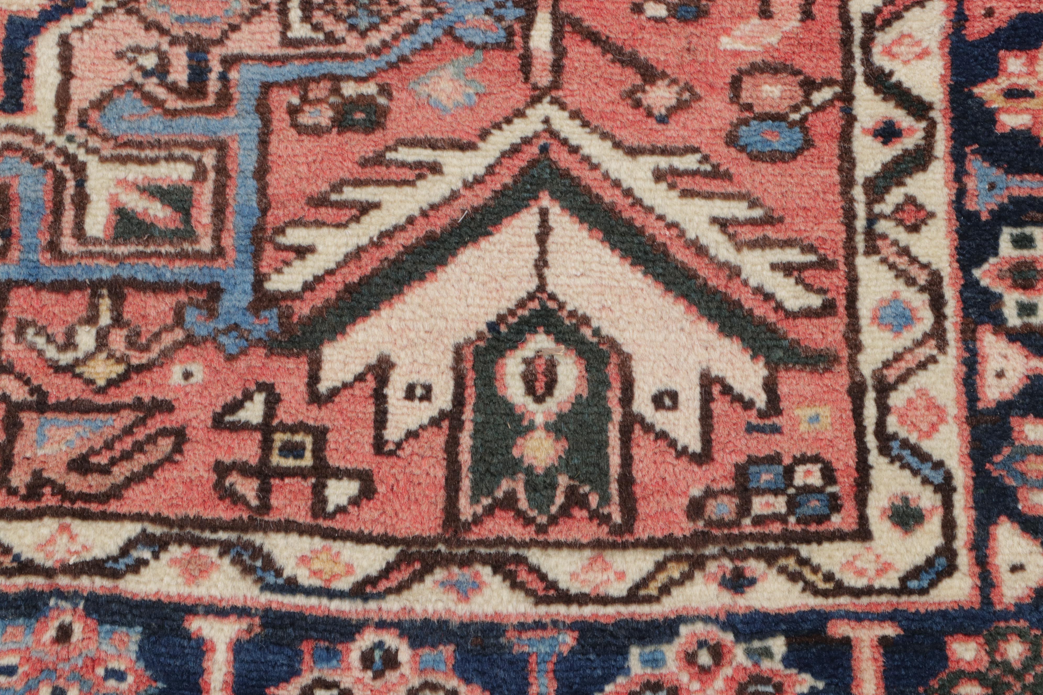 3'9 x 4'10 Hand-Knotted Persian Hamadan Accent Rug