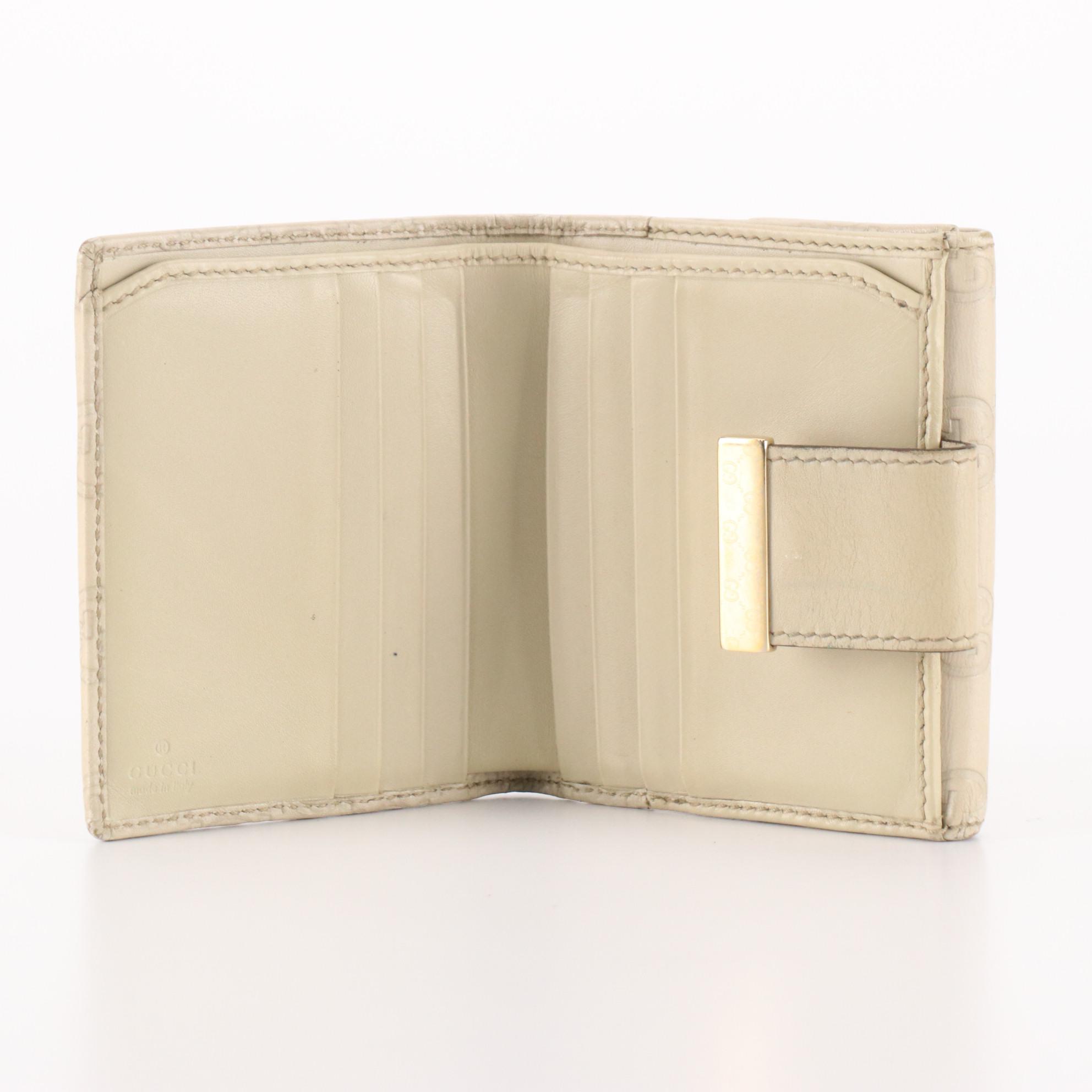 Gucci Compact Wallet in Guccissima Leather