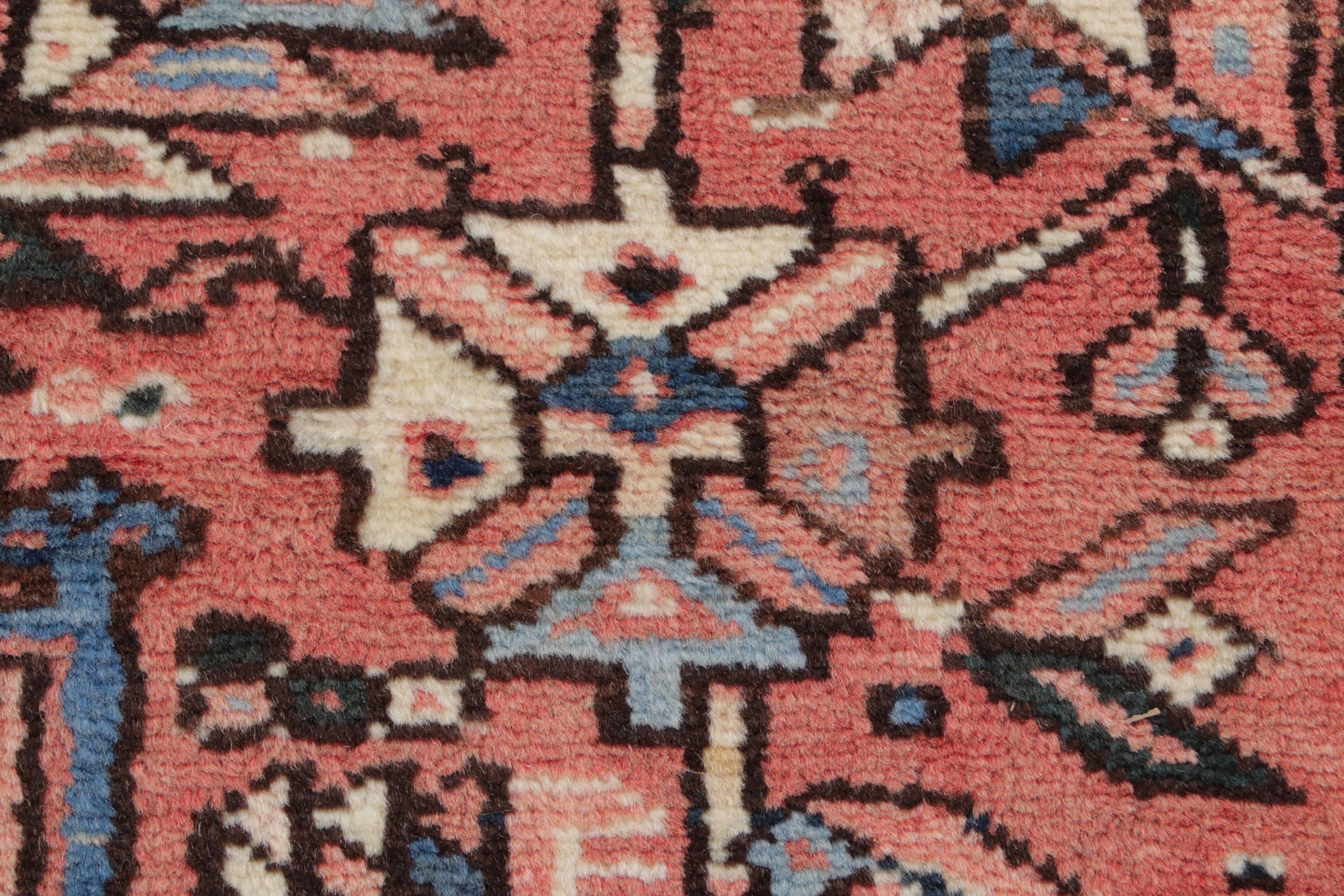 3'9 x 4'10 Hand-Knotted Persian Hamadan Accent Rug