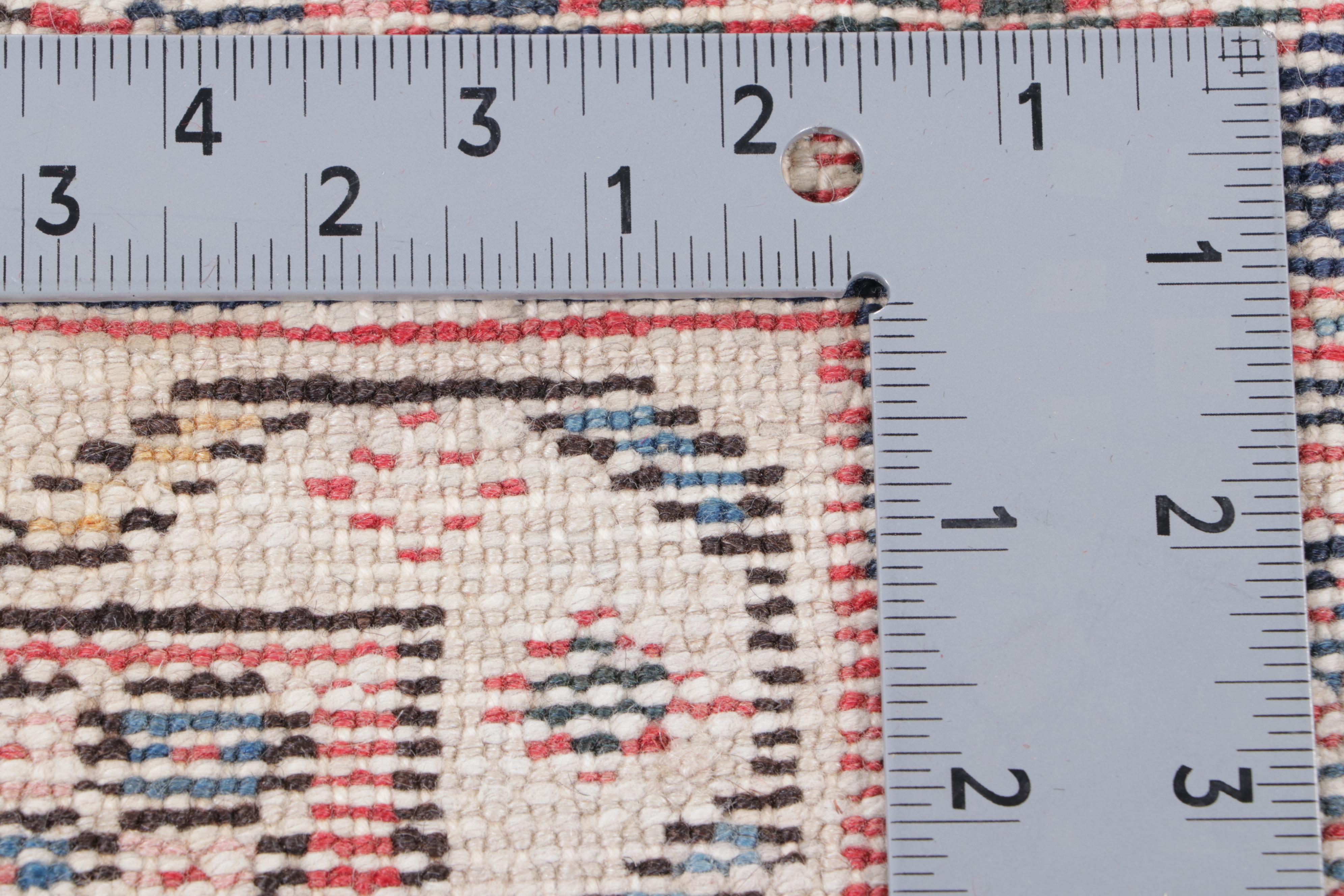 3'9 x 4'10 Hand-Knotted Persian Hamadan Accent Rug