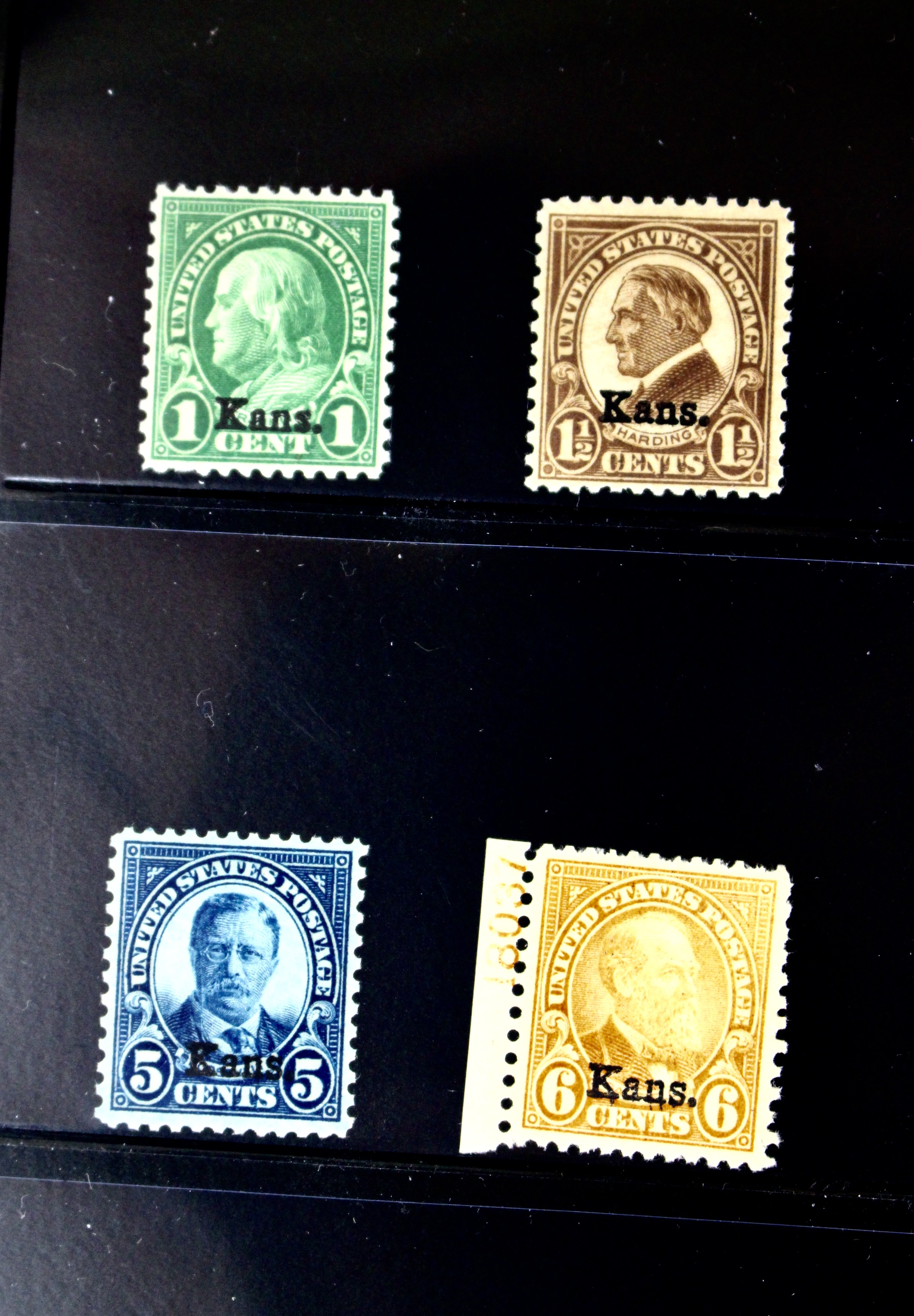 Kansas Nebraska Postage Stamps