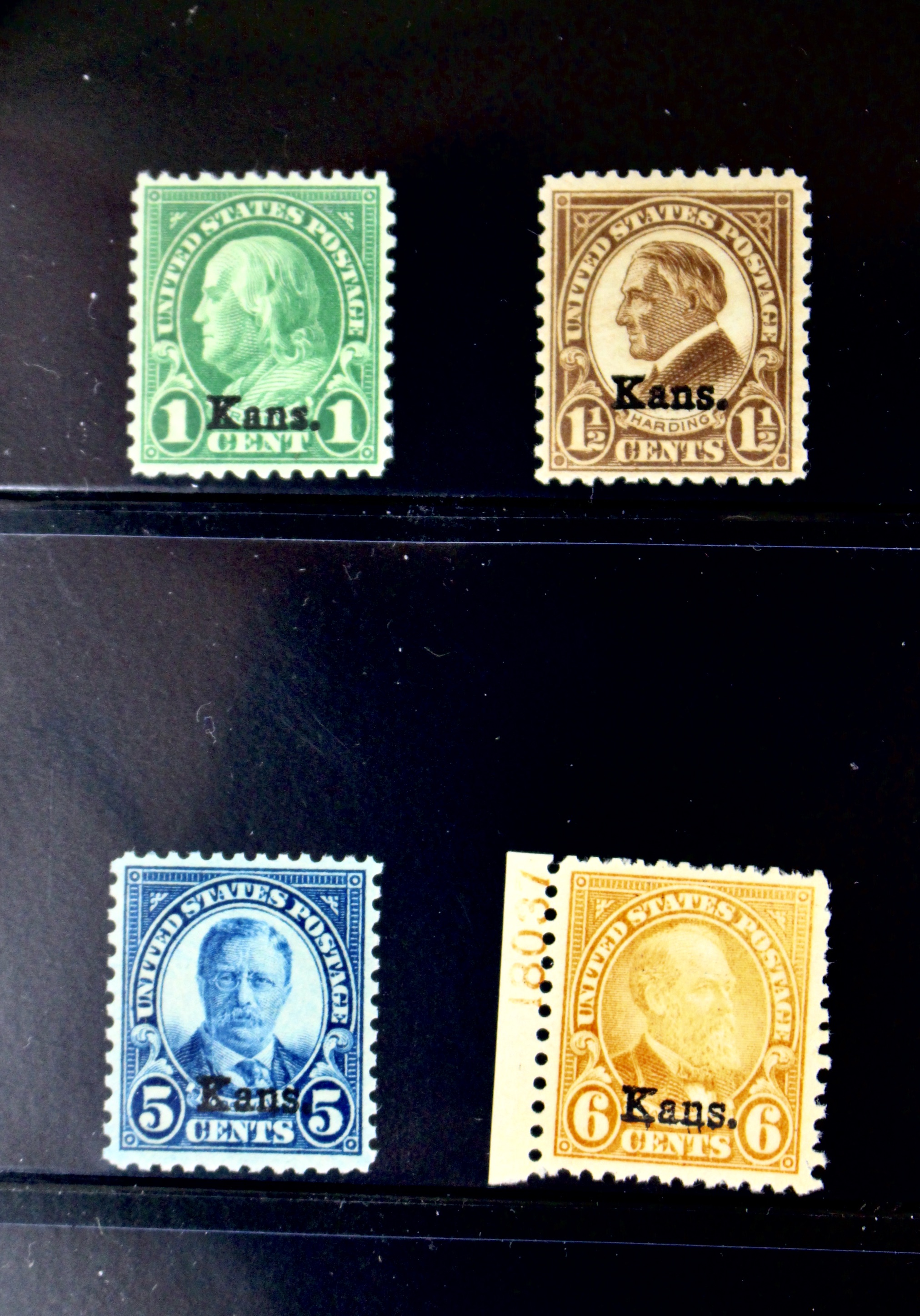 Kansas Nebraska Postage Stamps