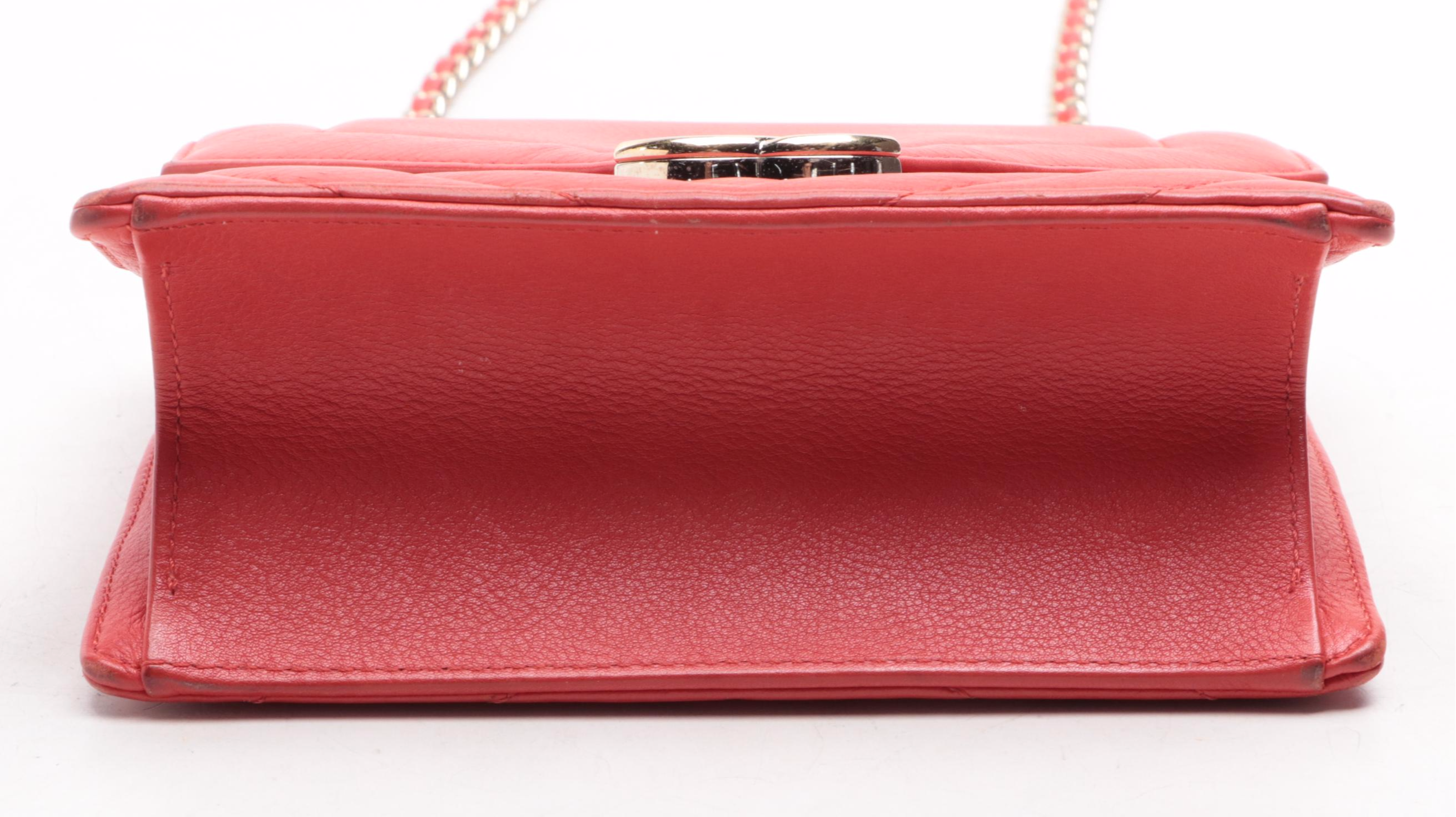 Chanel Small Envelope Flap Shoulder Bag in Quilted Lambskin Leather