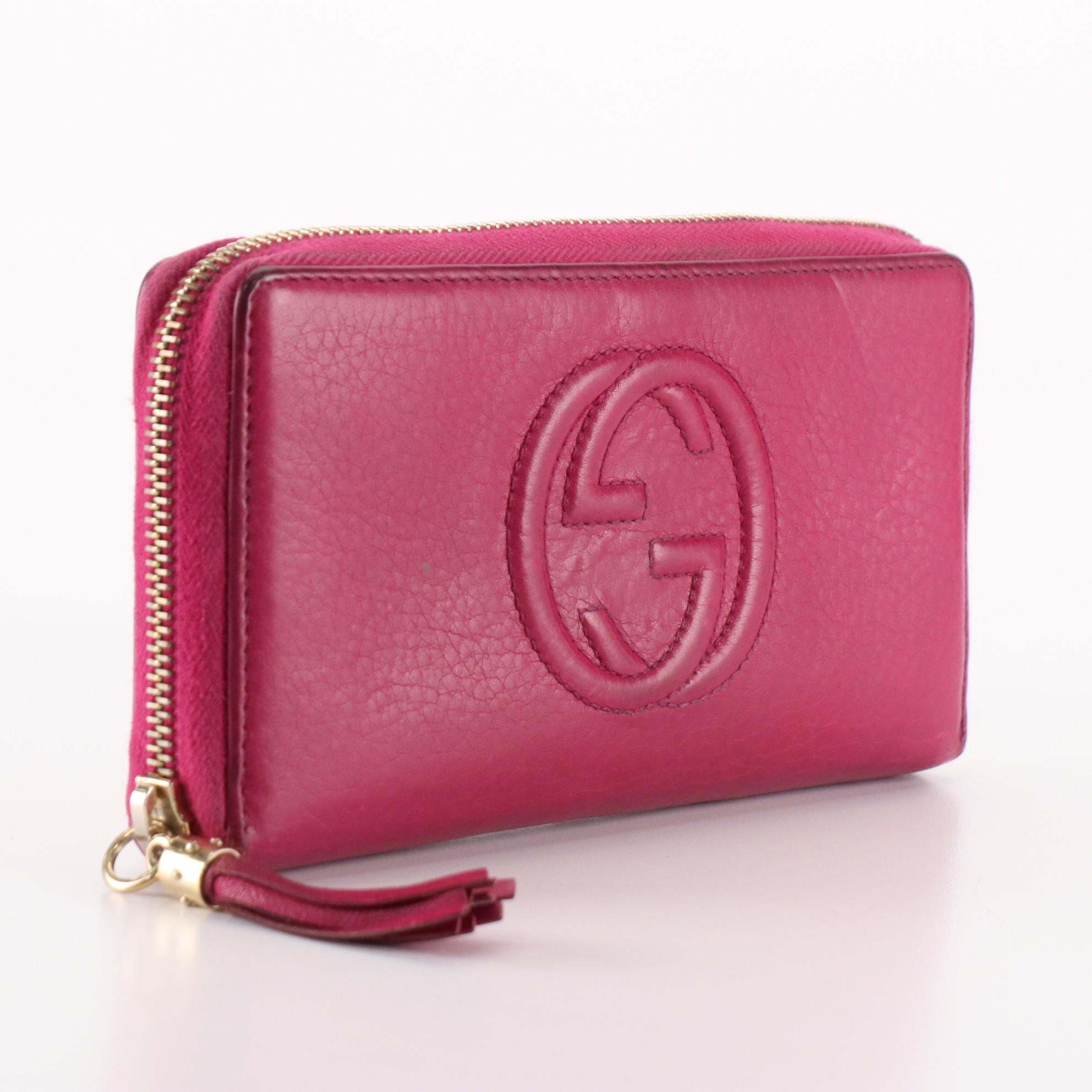 Gucci Soho Zip-Around Wallet in Grain Leather