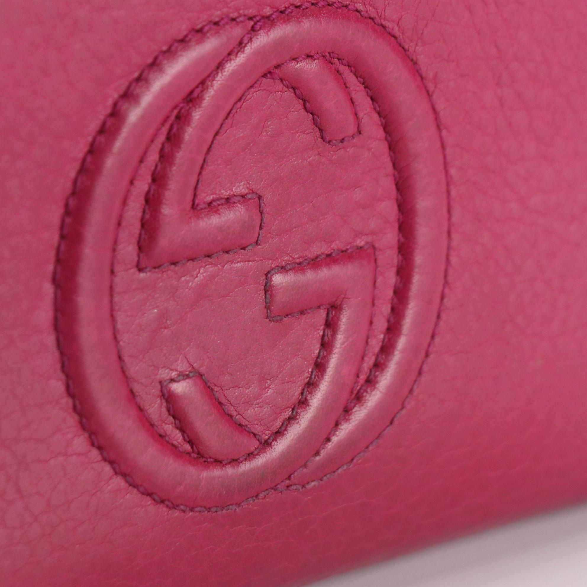 Gucci Soho Zip-Around Wallet in Grain Leather