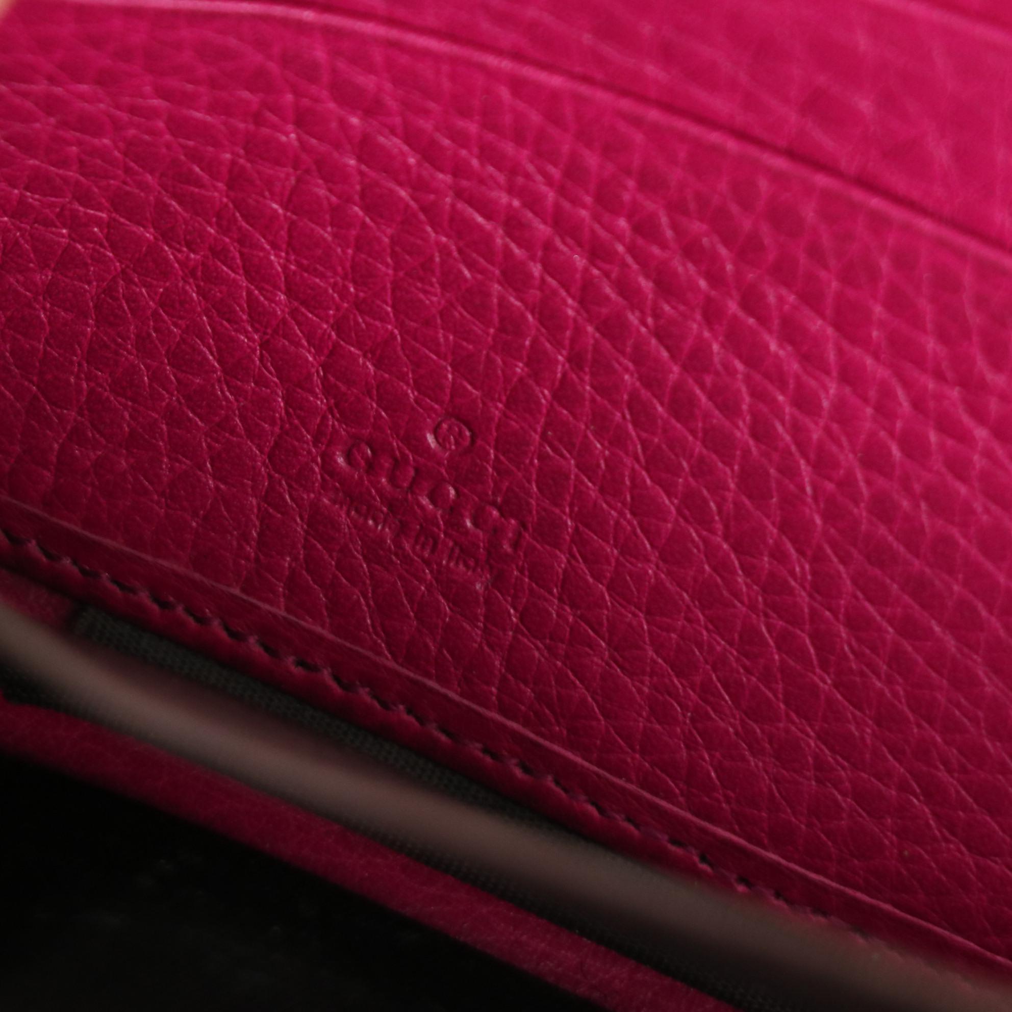 Gucci Soho Zip-Around Wallet in Grain Leather