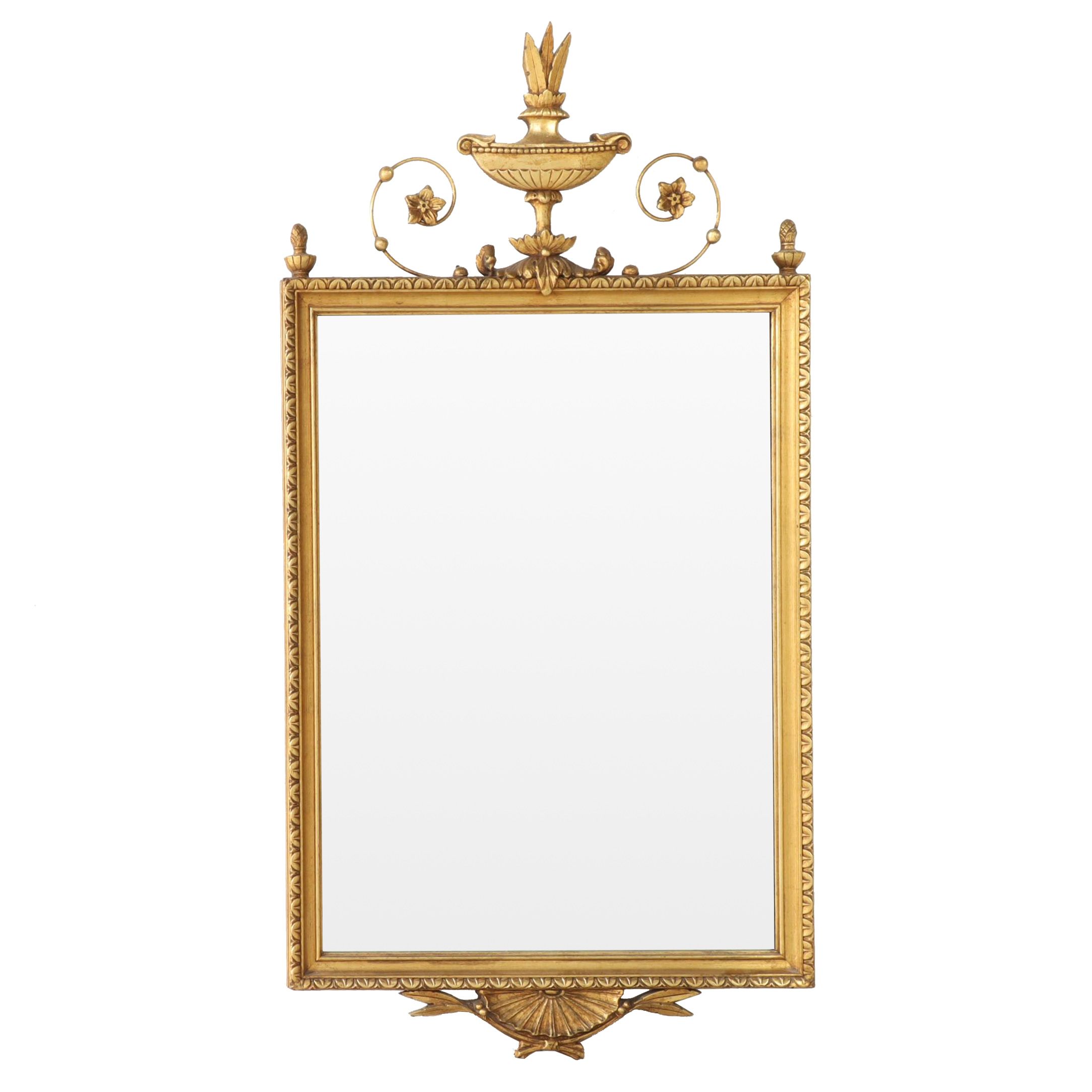 Decorative Arts, Inc. Adam Style Gilt Composition Wall Mirror