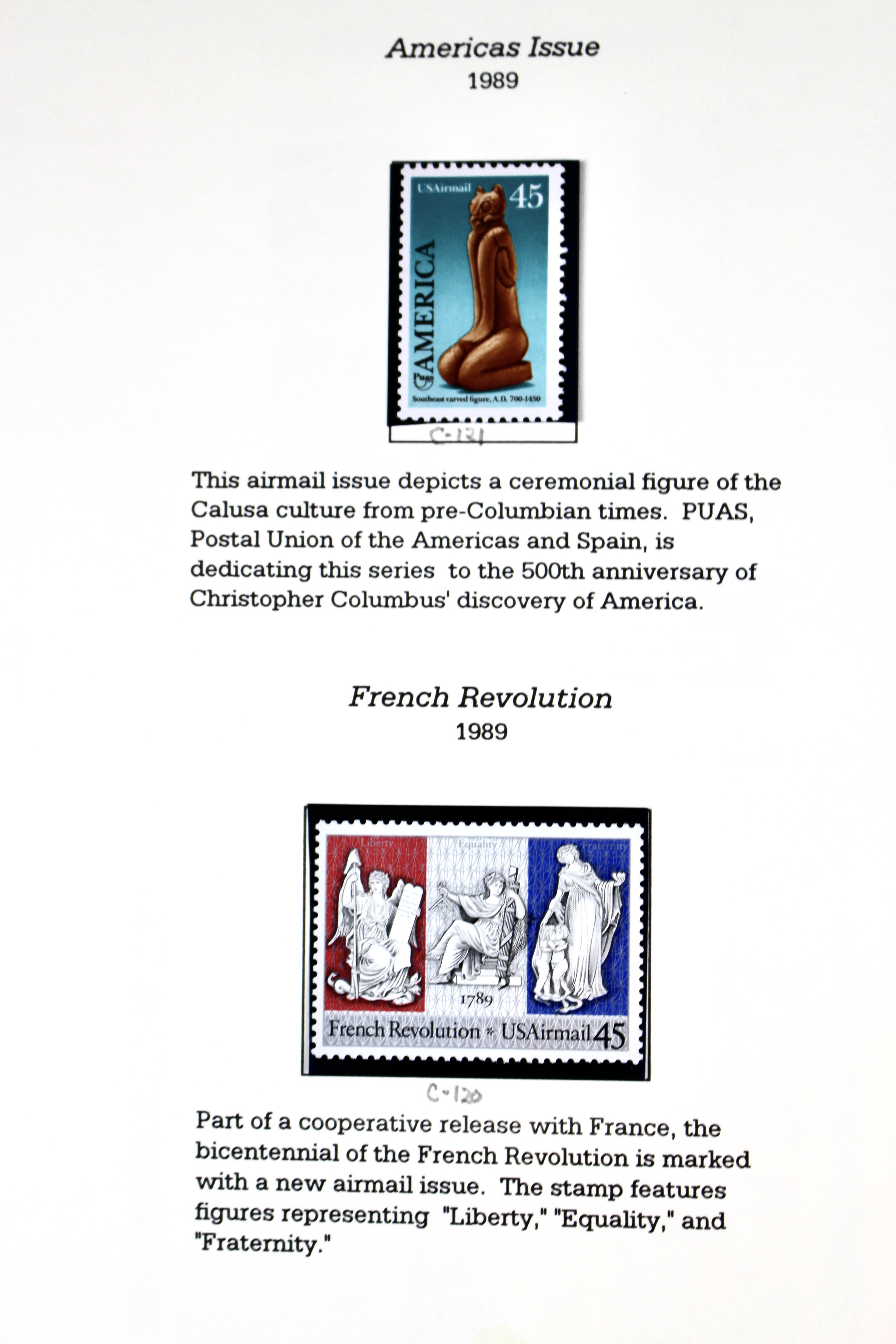 Mint Never Hinged U.S. Airmail Postage Stamp Collection