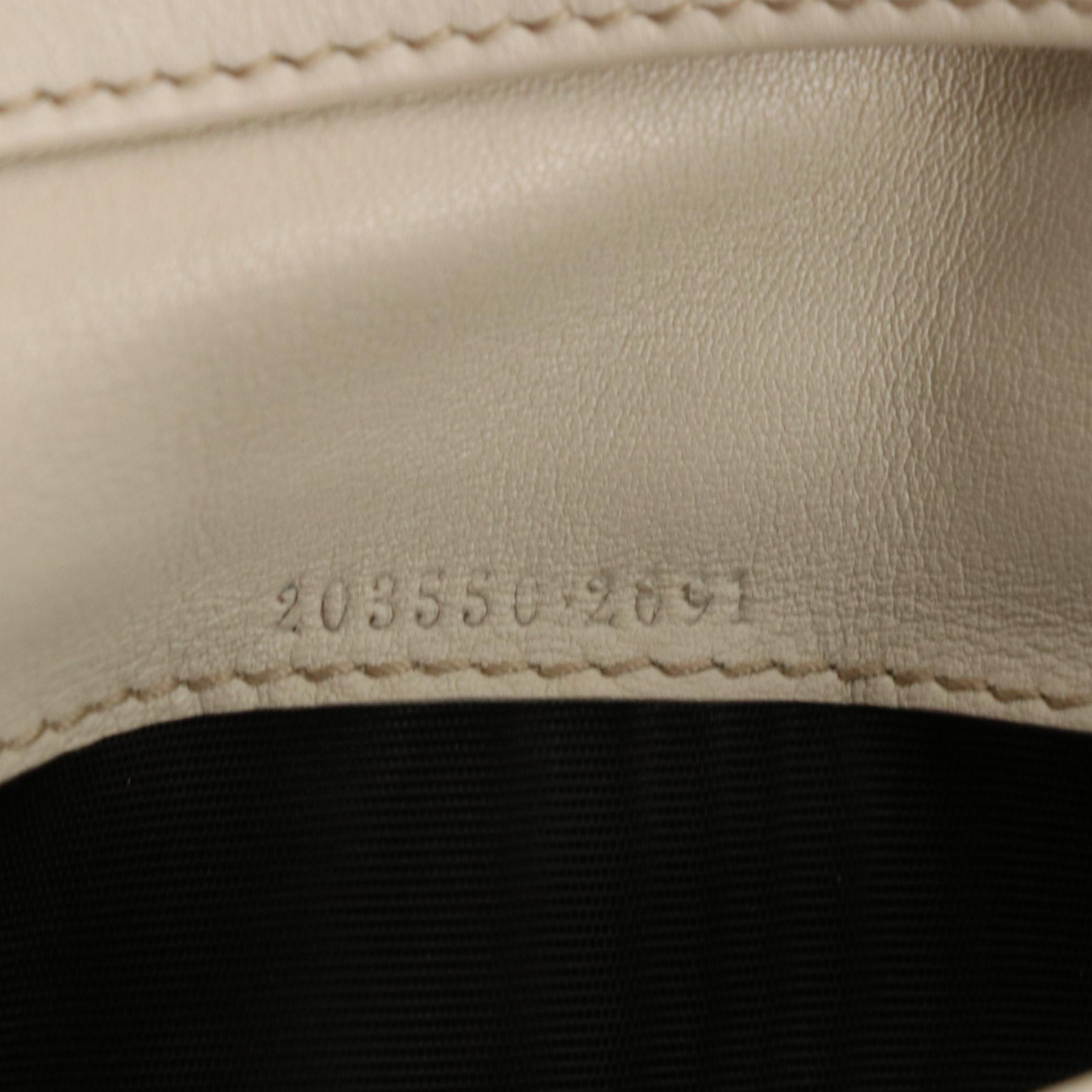 Gucci Heart Continental Wallet in Guccissima Leather