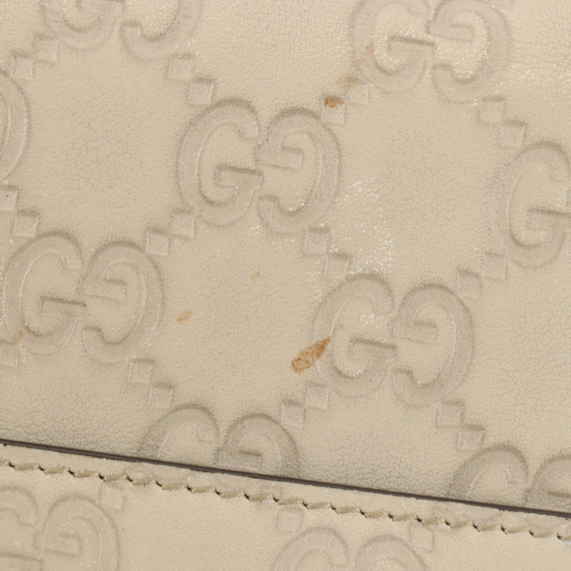 Gucci Heart Continental Wallet in Guccissima Leather