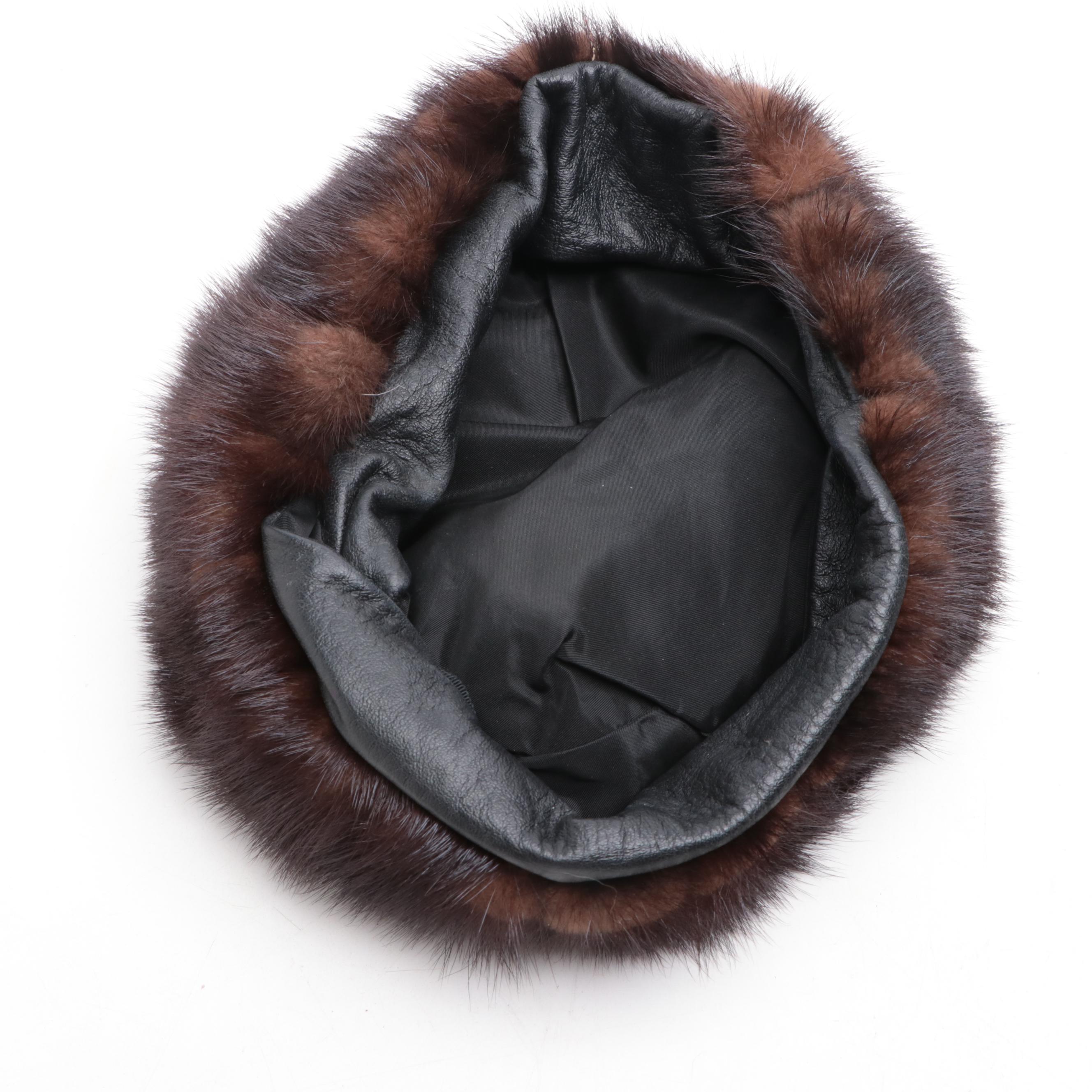 Saks Fifth Avenue and Betmar Fox Fur and Mink Hats and Gloves