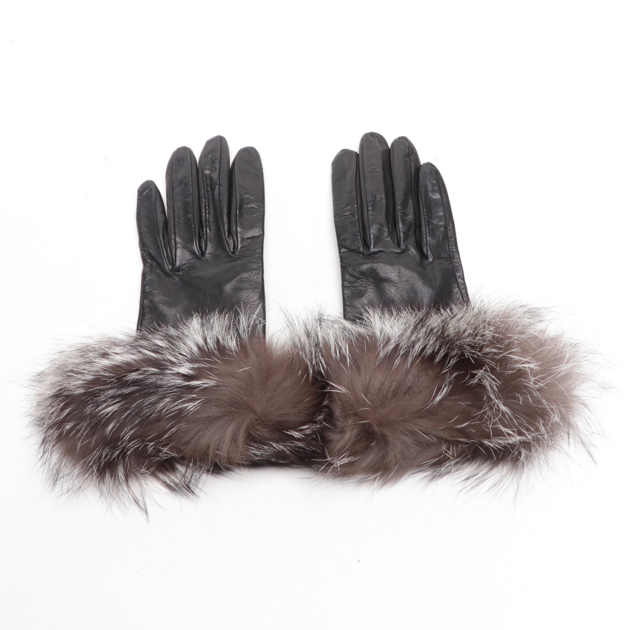 Saks Fifth Avenue and Betmar Fox Fur and Mink Hats and Gloves