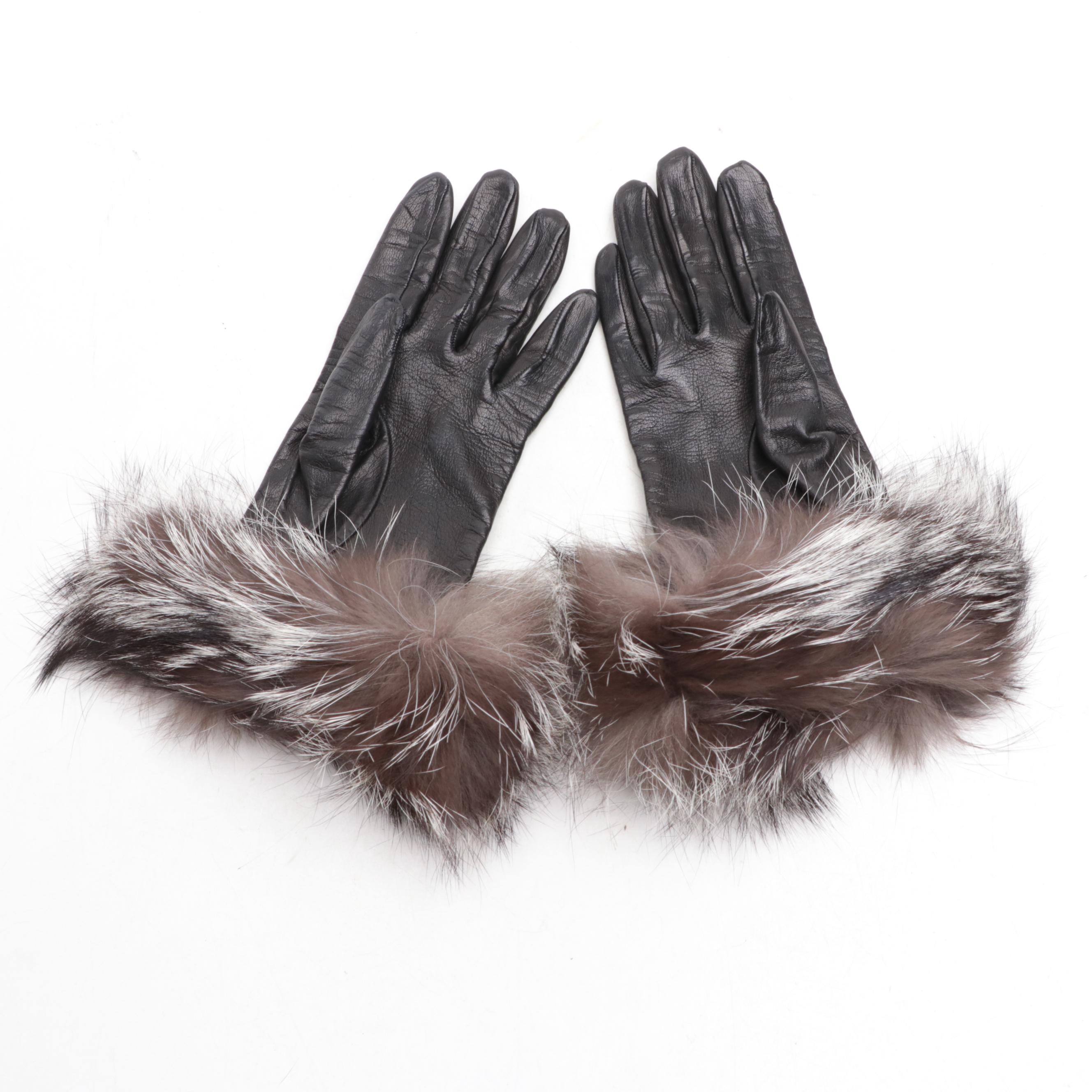 Saks Fifth Avenue and Betmar Fox Fur and Mink Hats and Gloves