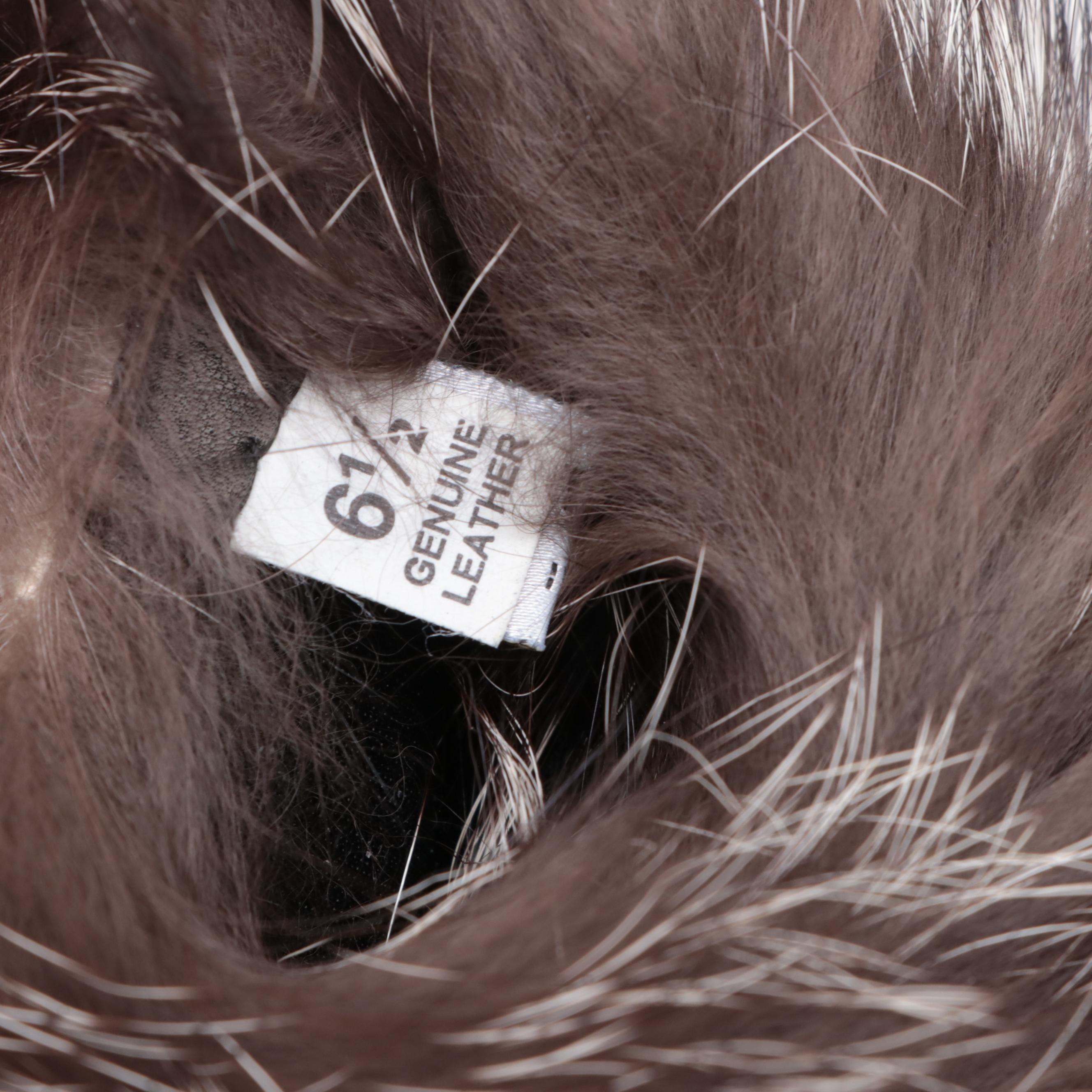 Saks Fifth Avenue and Betmar Fox Fur and Mink Hats and Gloves