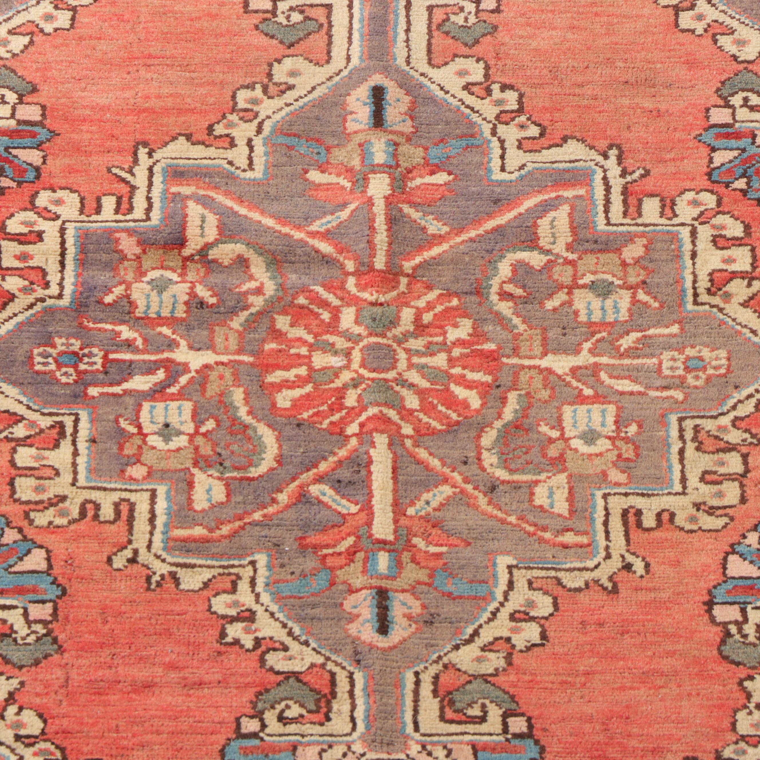 3'6 x 5' Hand-Knotted Persian Malayer Area Rug