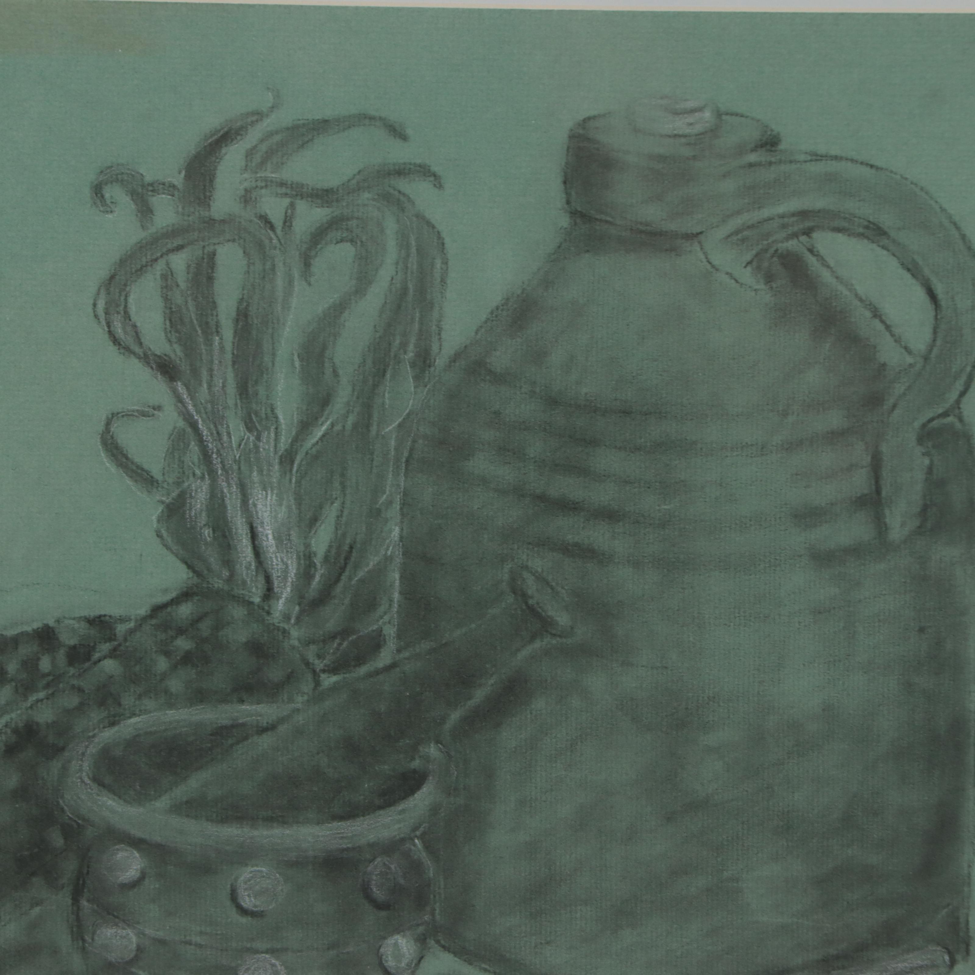 Charcoal Still Life Drawings