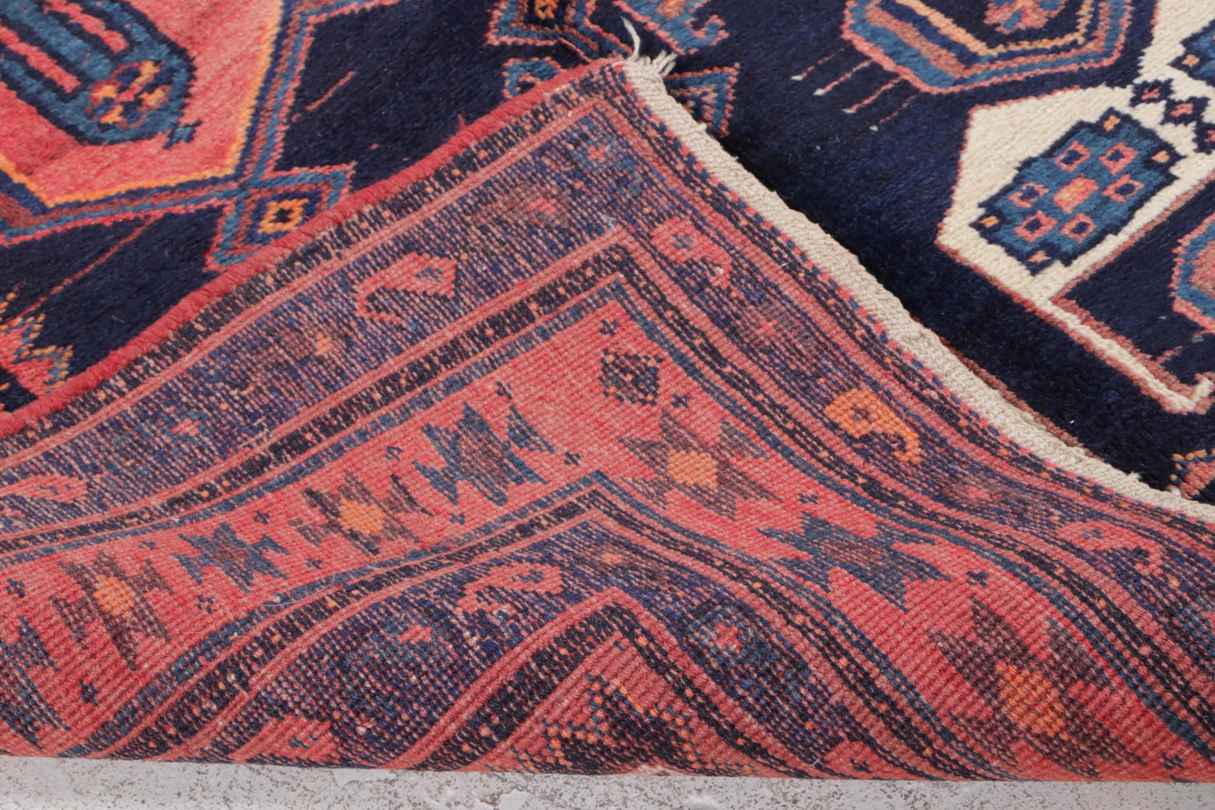 4'2 x 8'6 Hand-Knotted Afghan Baluch Area Rug