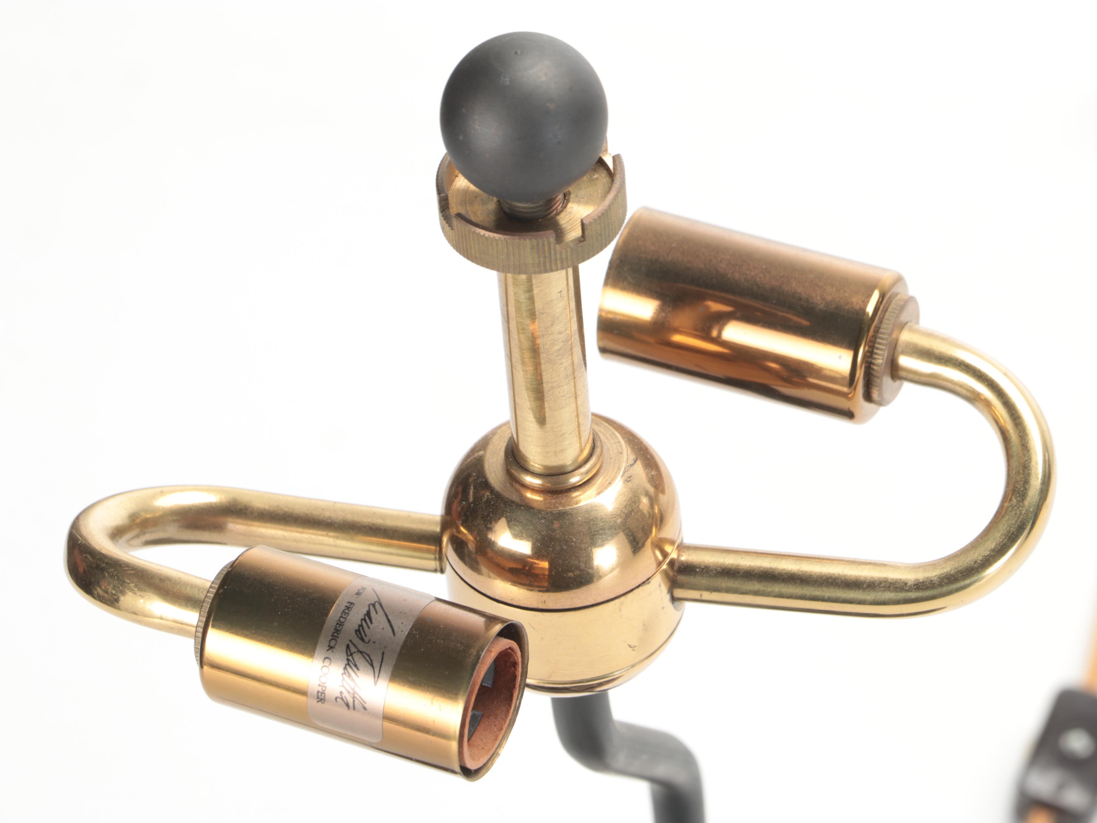 Mario Buatta for Frederick Cooper Cast Metal Table Lamp