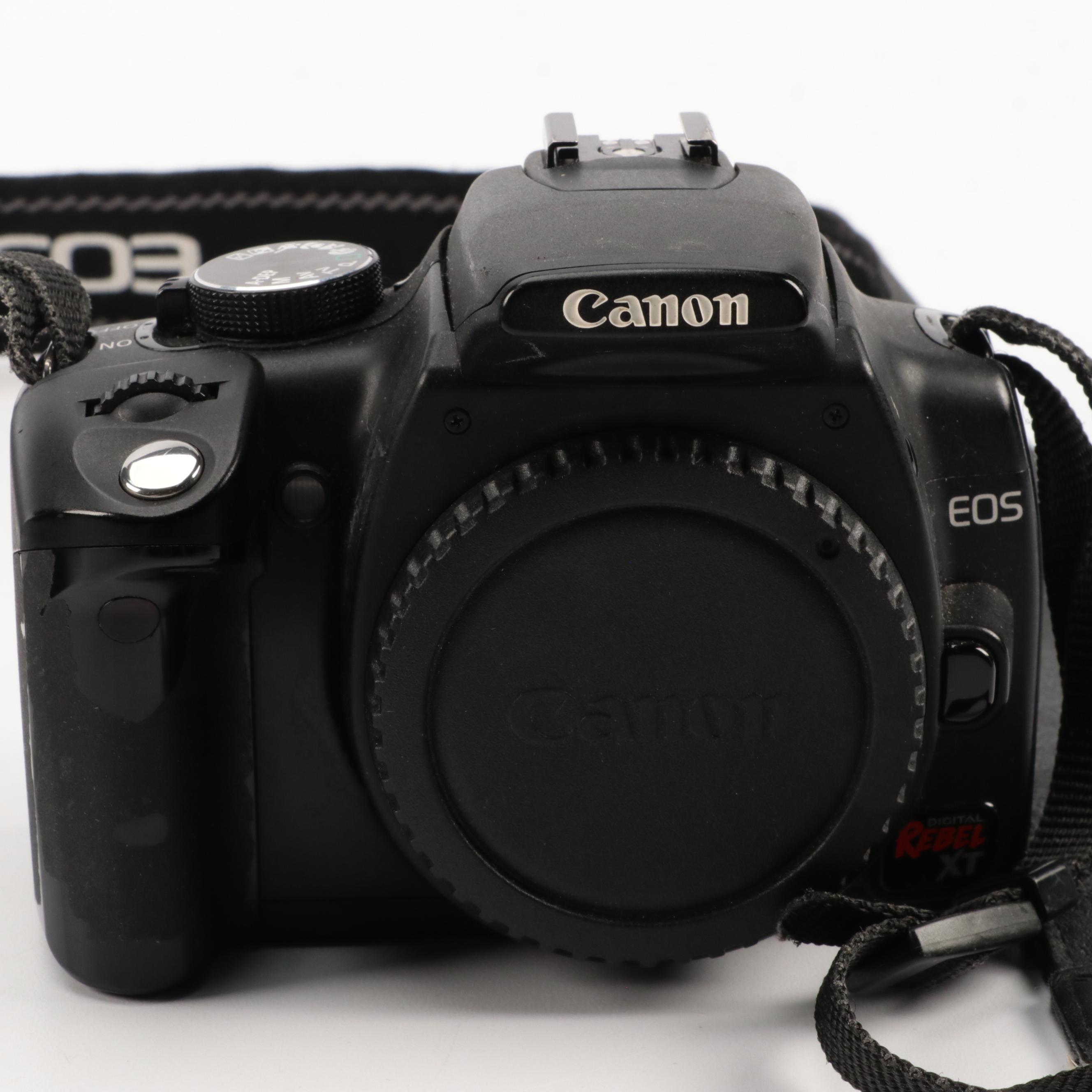 Canon EOS D60 and Rebel XT DSLR Cameras