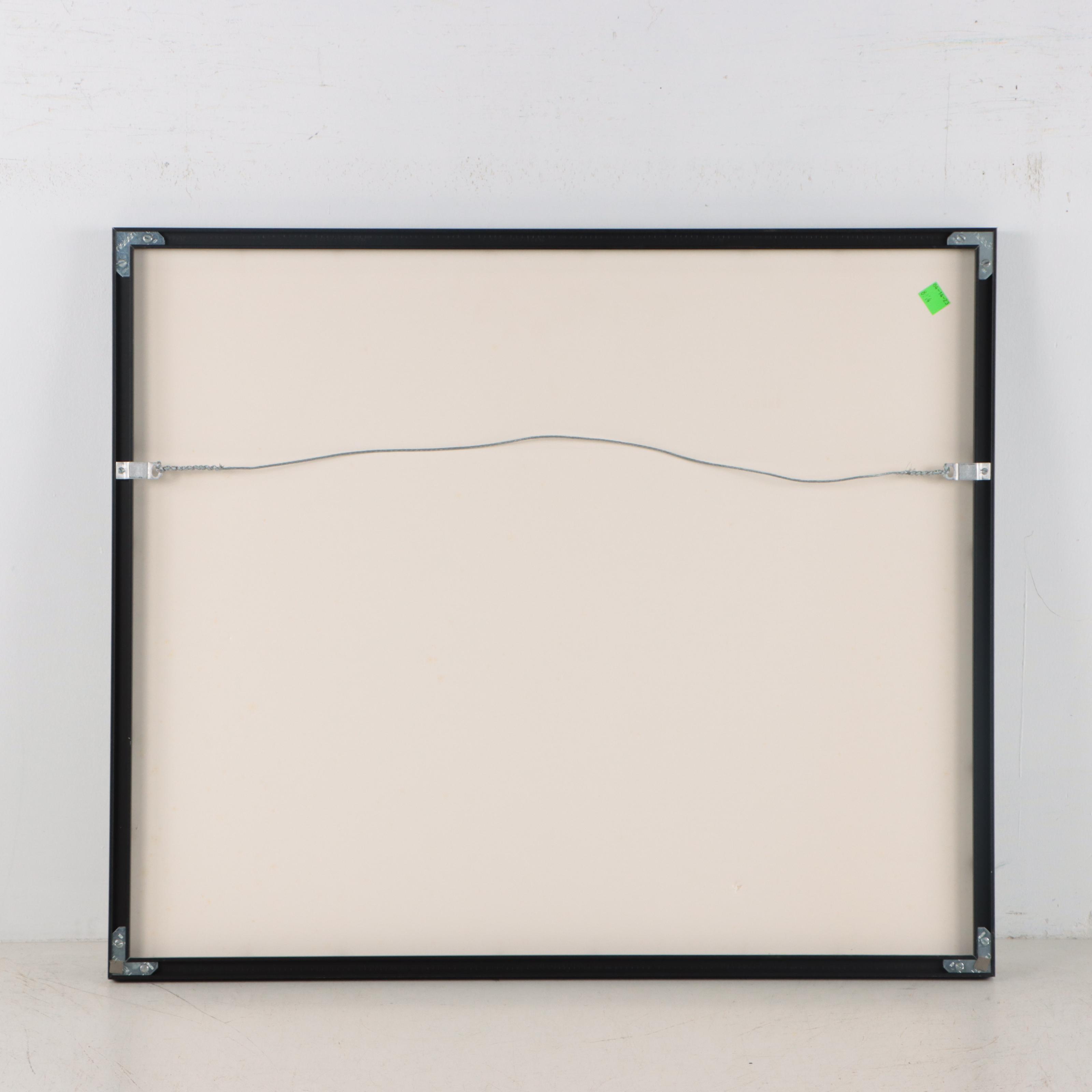 Claude Théberge Offset Lithograph "La Fête au p'tit Champlaise"