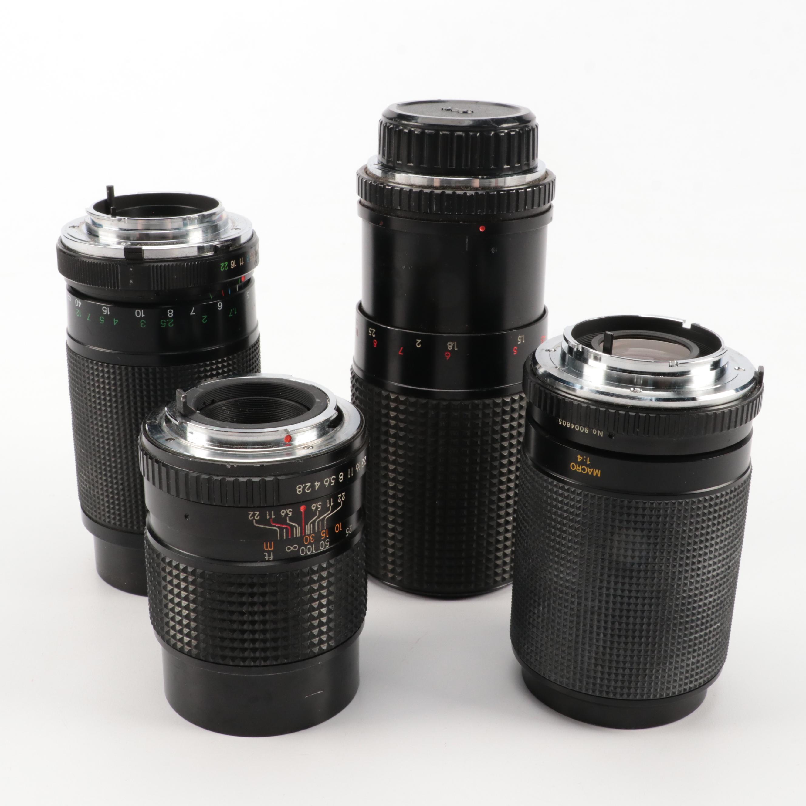 Vivitar, Kalimar, Sears and JC Penney Camera Lenses