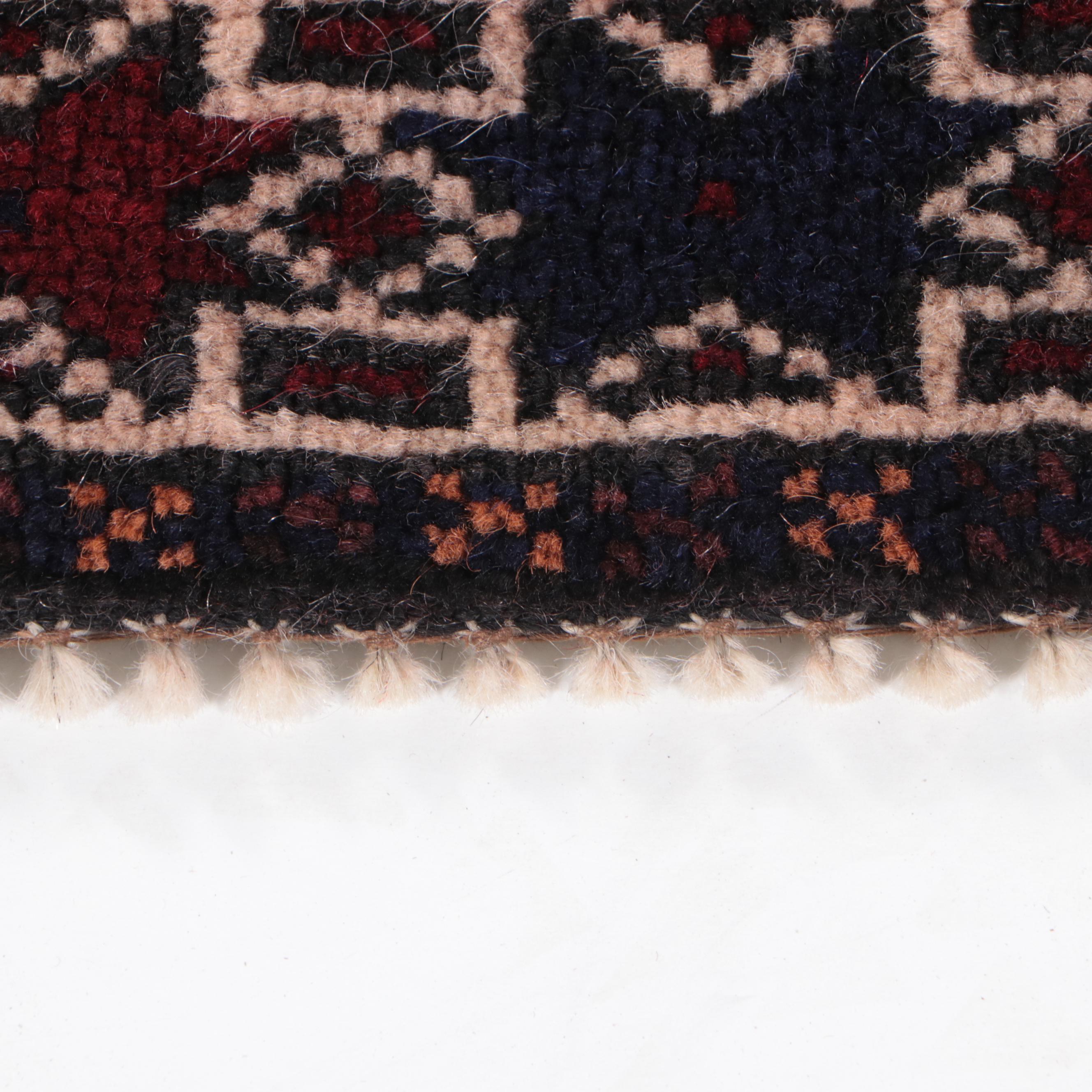 2'5 x 2'9 Hand-Knotted Afghan Baluch Accent Rug