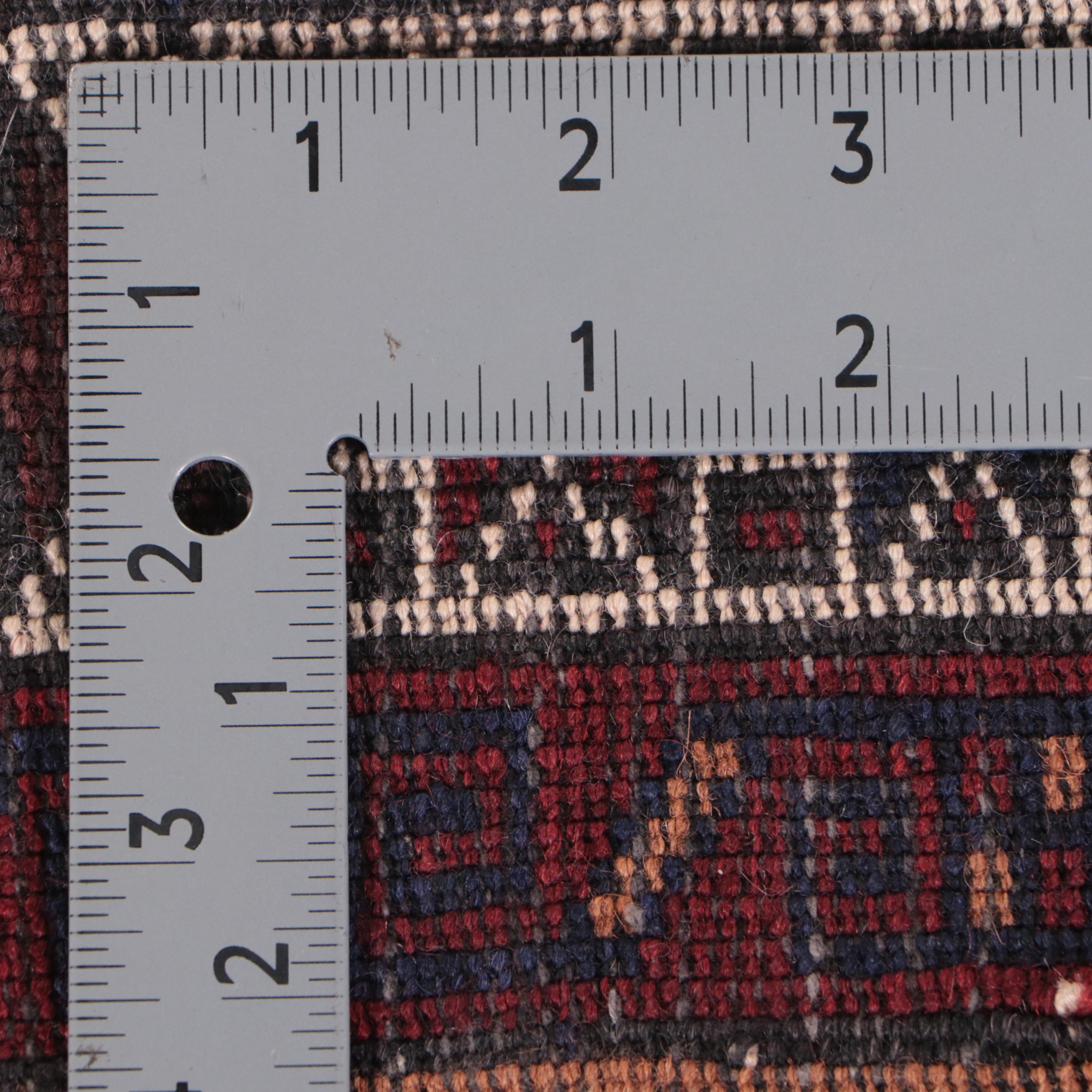 2'5 x 2'9 Hand-Knotted Afghan Baluch Accent Rug