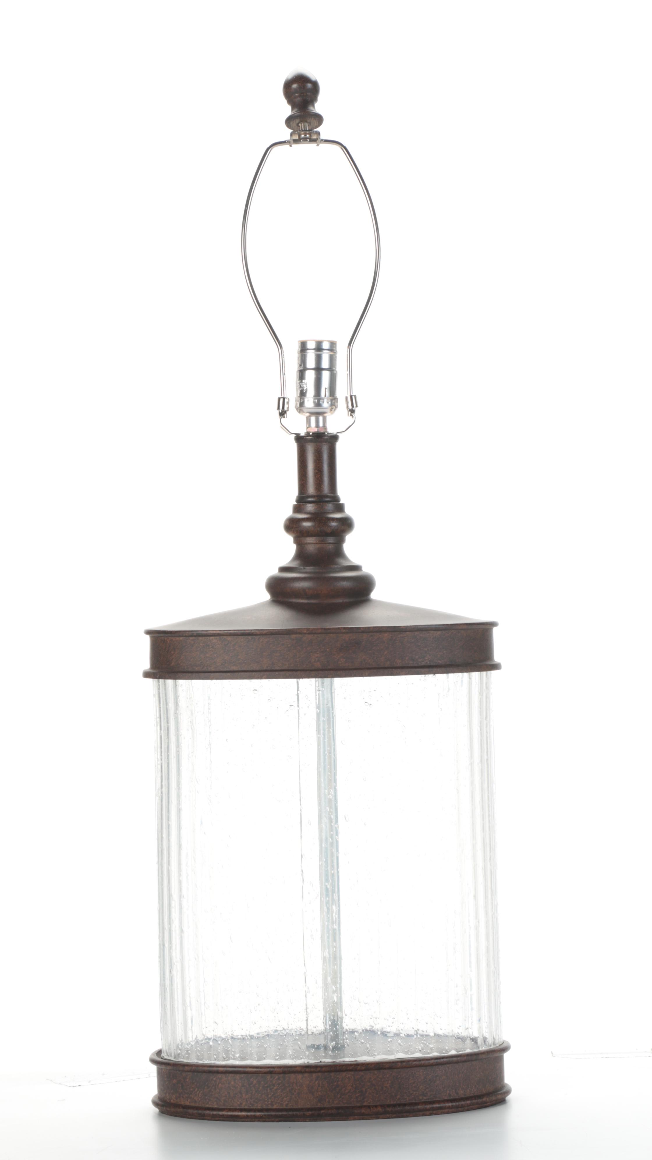 Kichler "Westwood" Seeded Glass Table Lamp